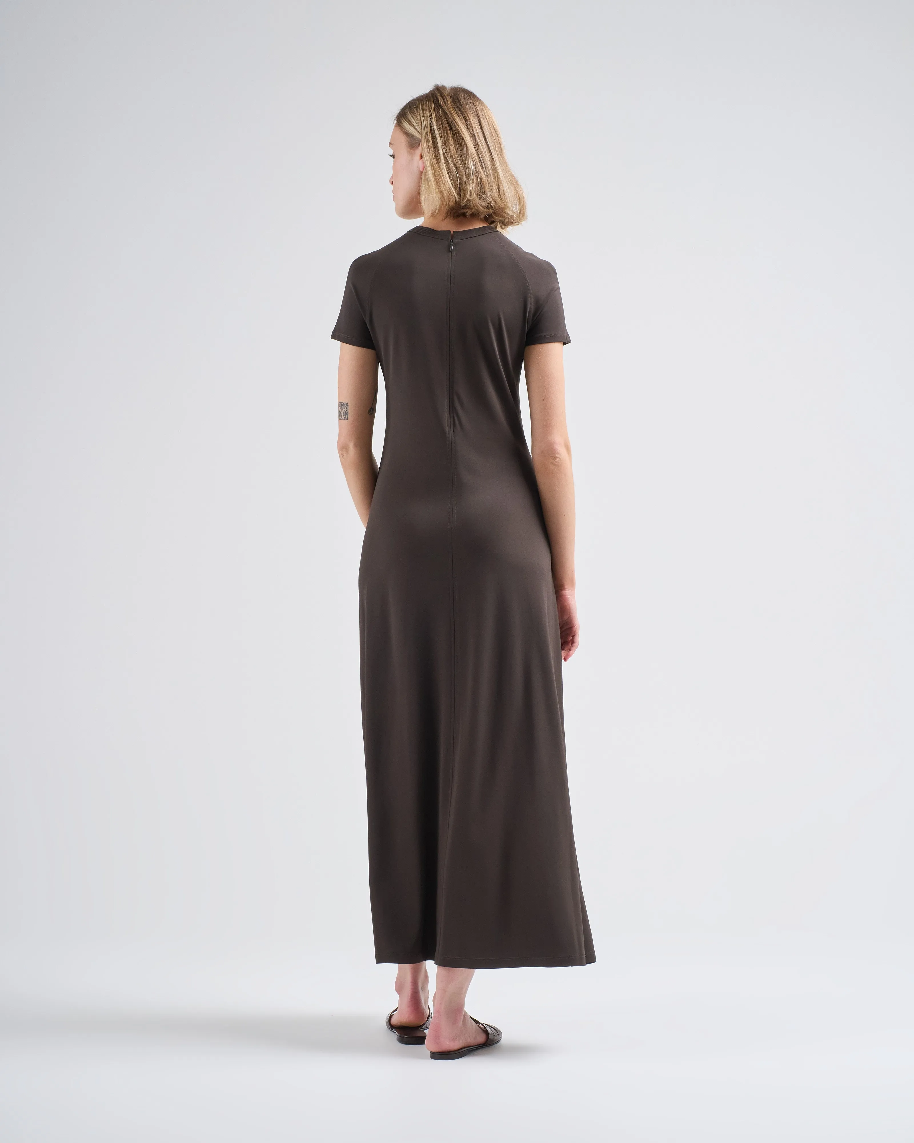 fluid jersey dress