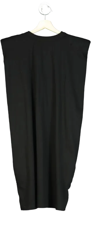 FRANKIE SHOP Black Tina Cotton-jersey Mini Dress UK XS