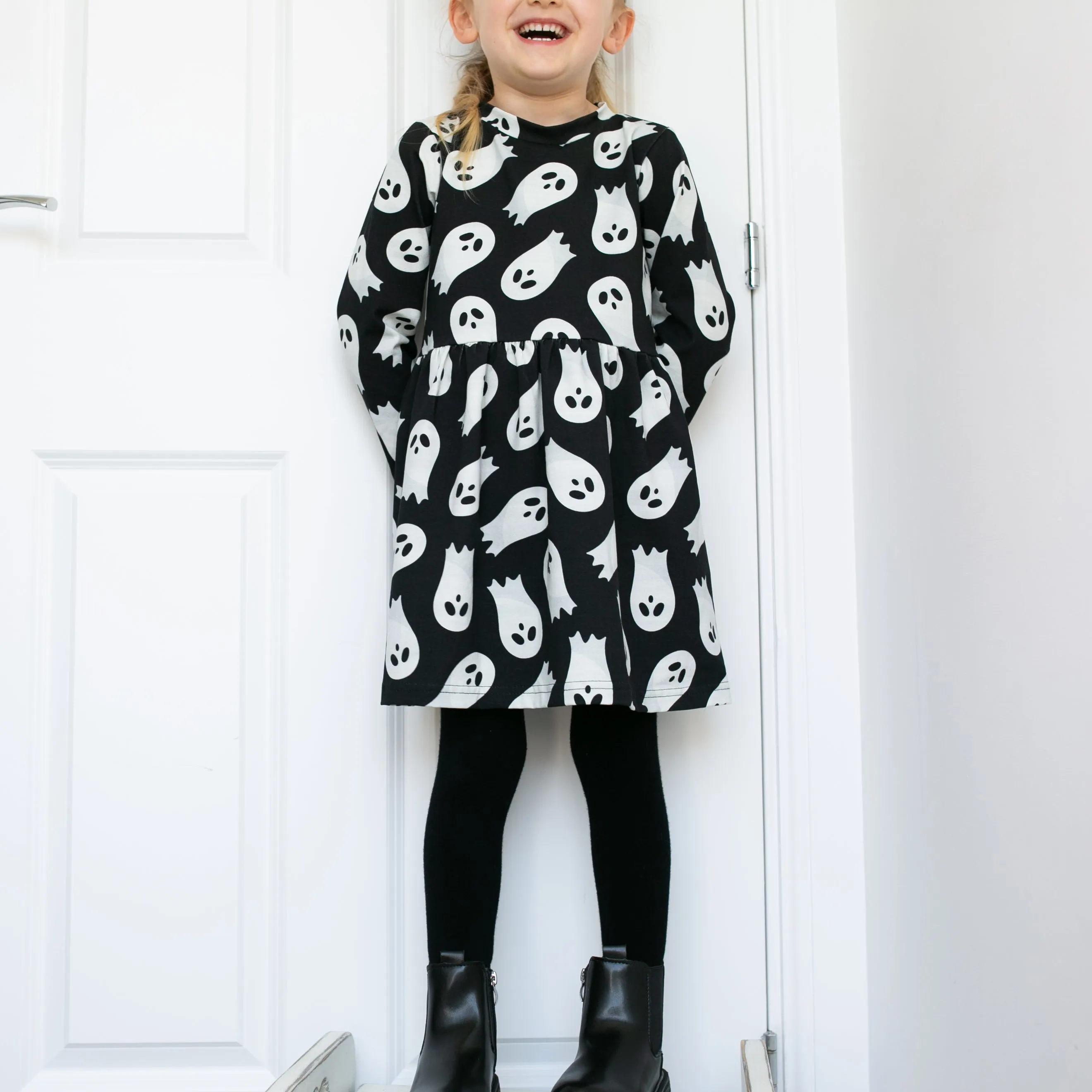Ghost print Dress