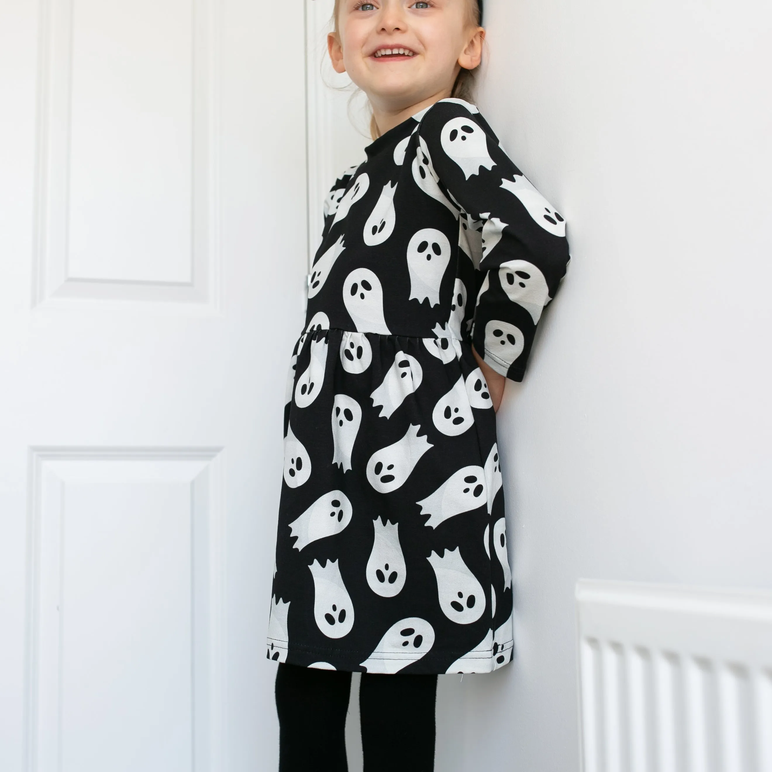 Ghost print Dress