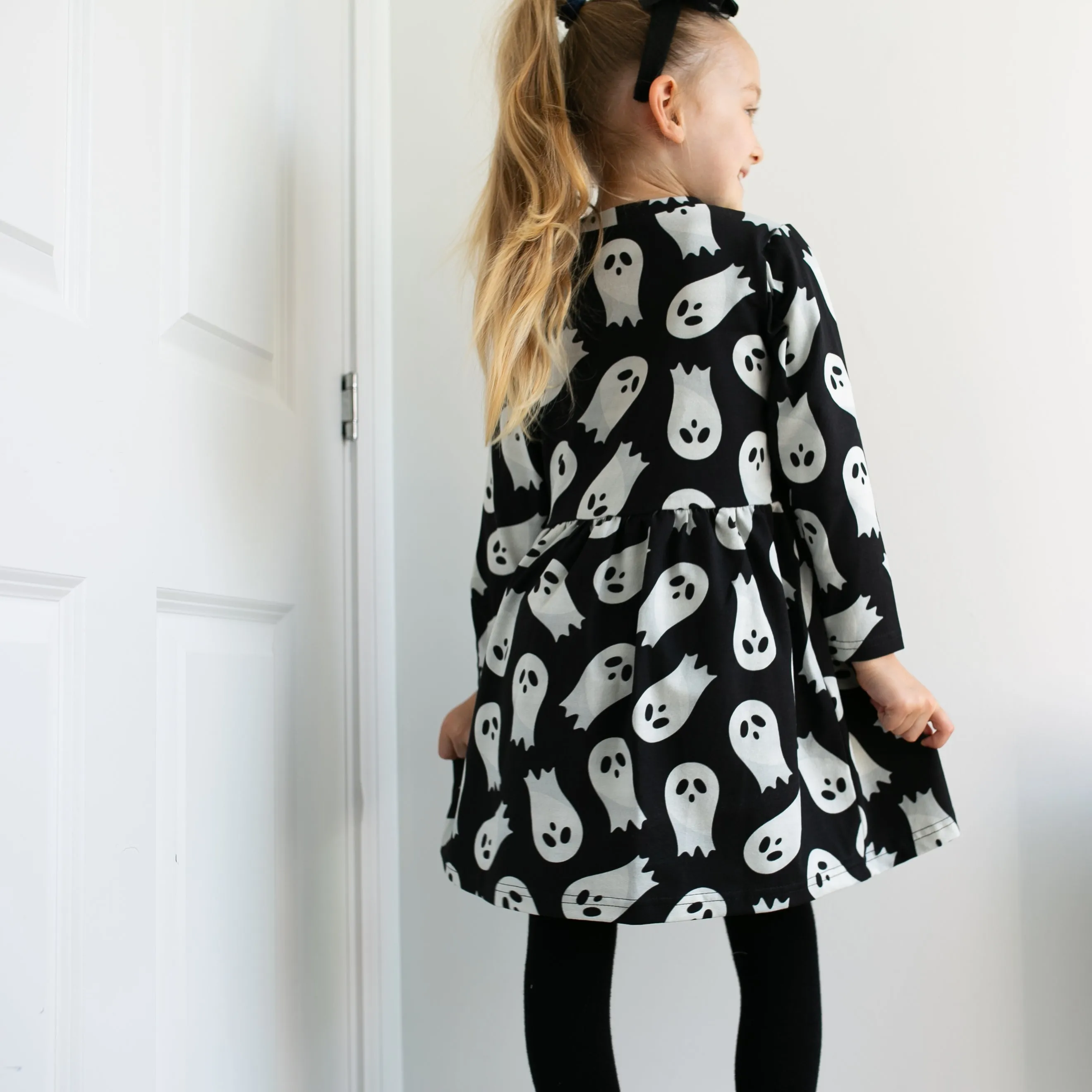 Ghost print Dress