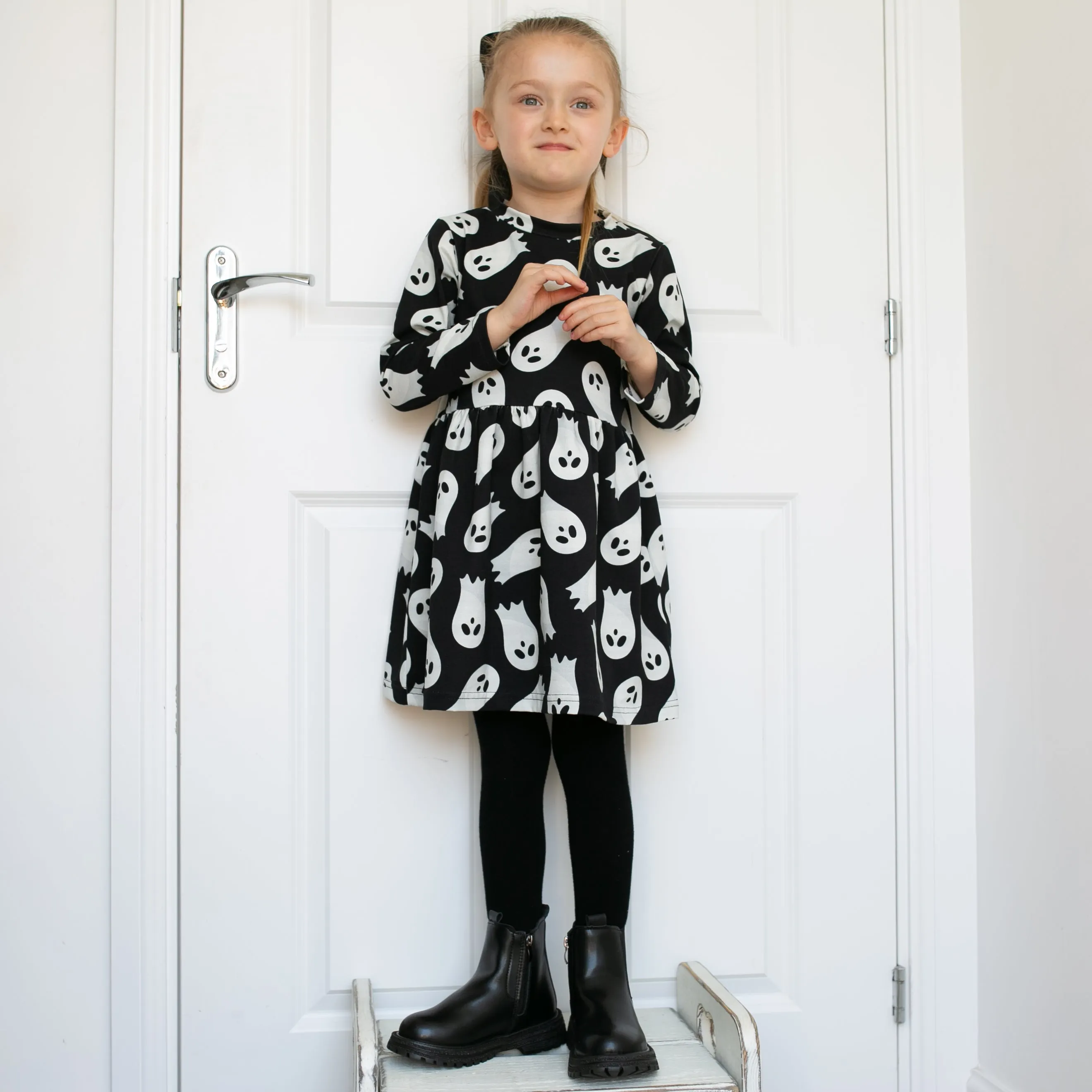 Ghost print Dress