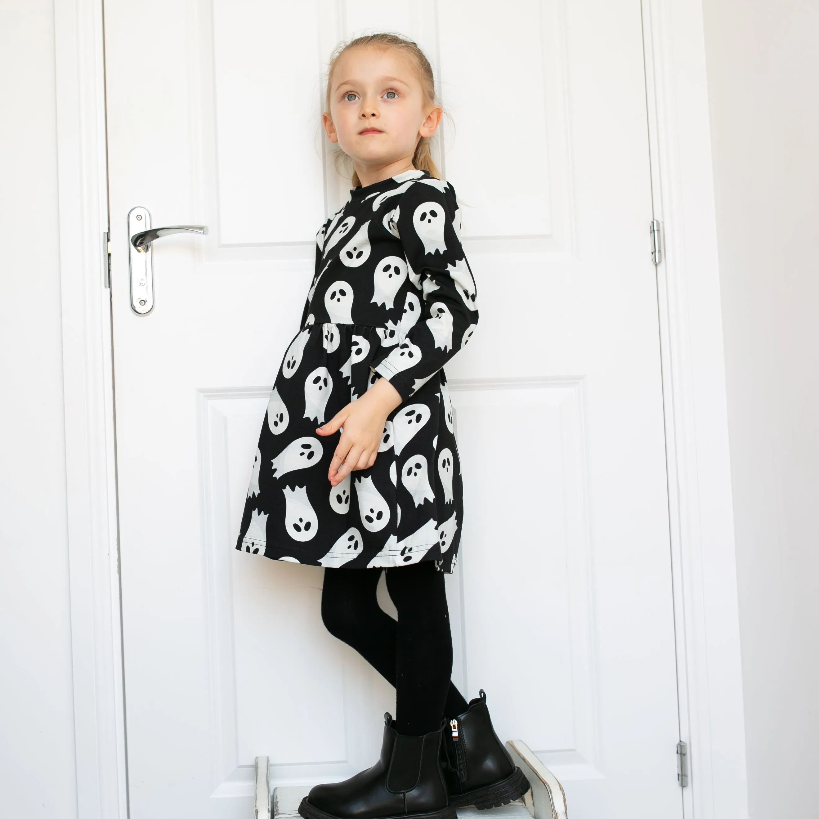 Ghost print Dress