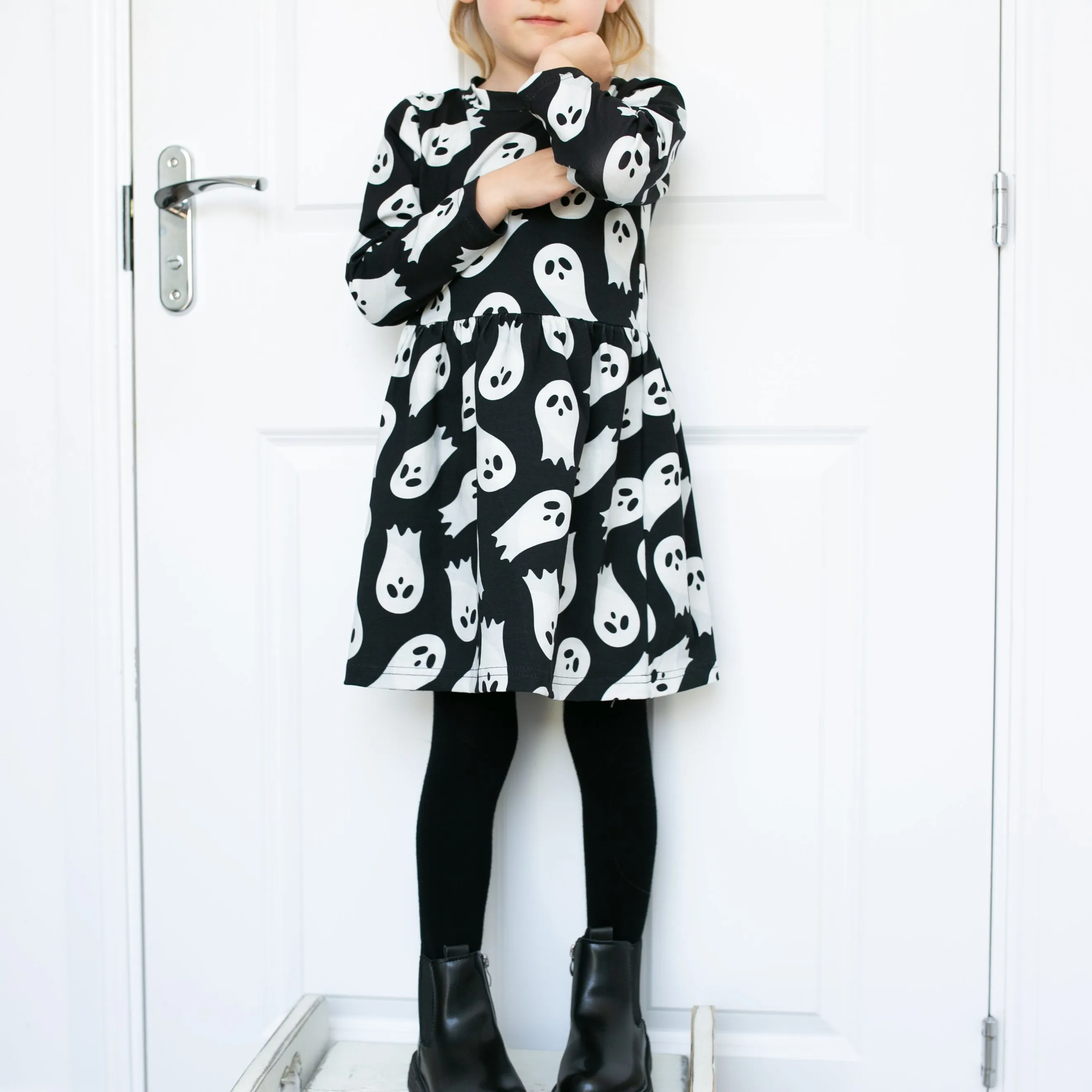 Ghost print Dress