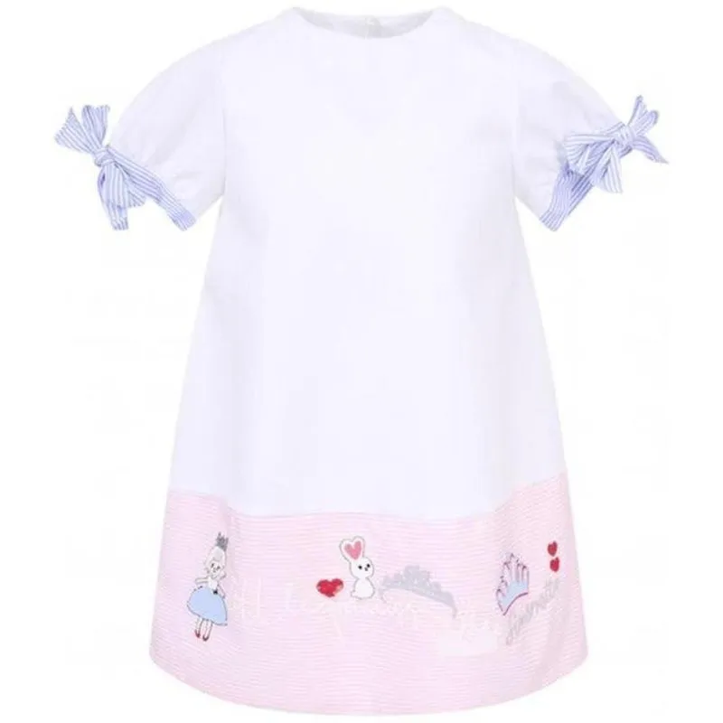 Girls White Princess Dress