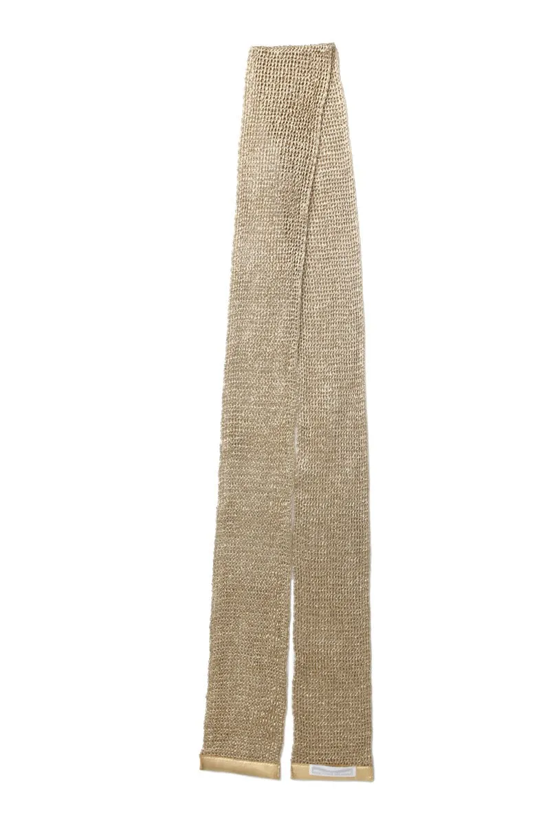 Gold Metallic Mesh Belt