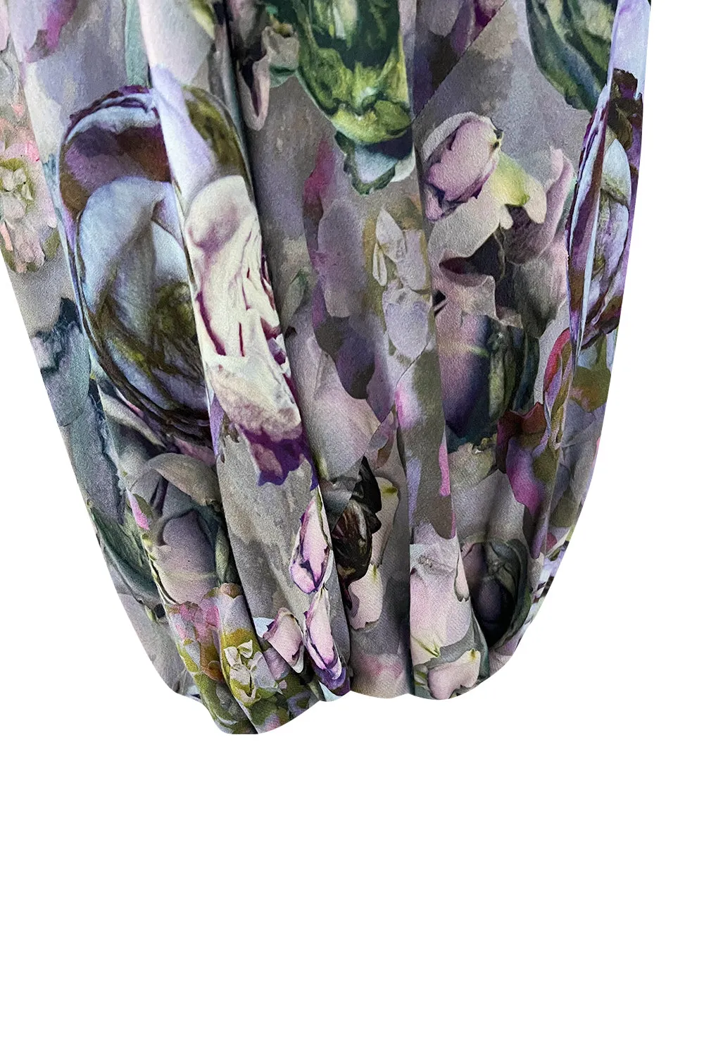 Gorgeous Spring 2010 Alexander McQueen Floral Strapless Dress w Unusual Bubble Hem