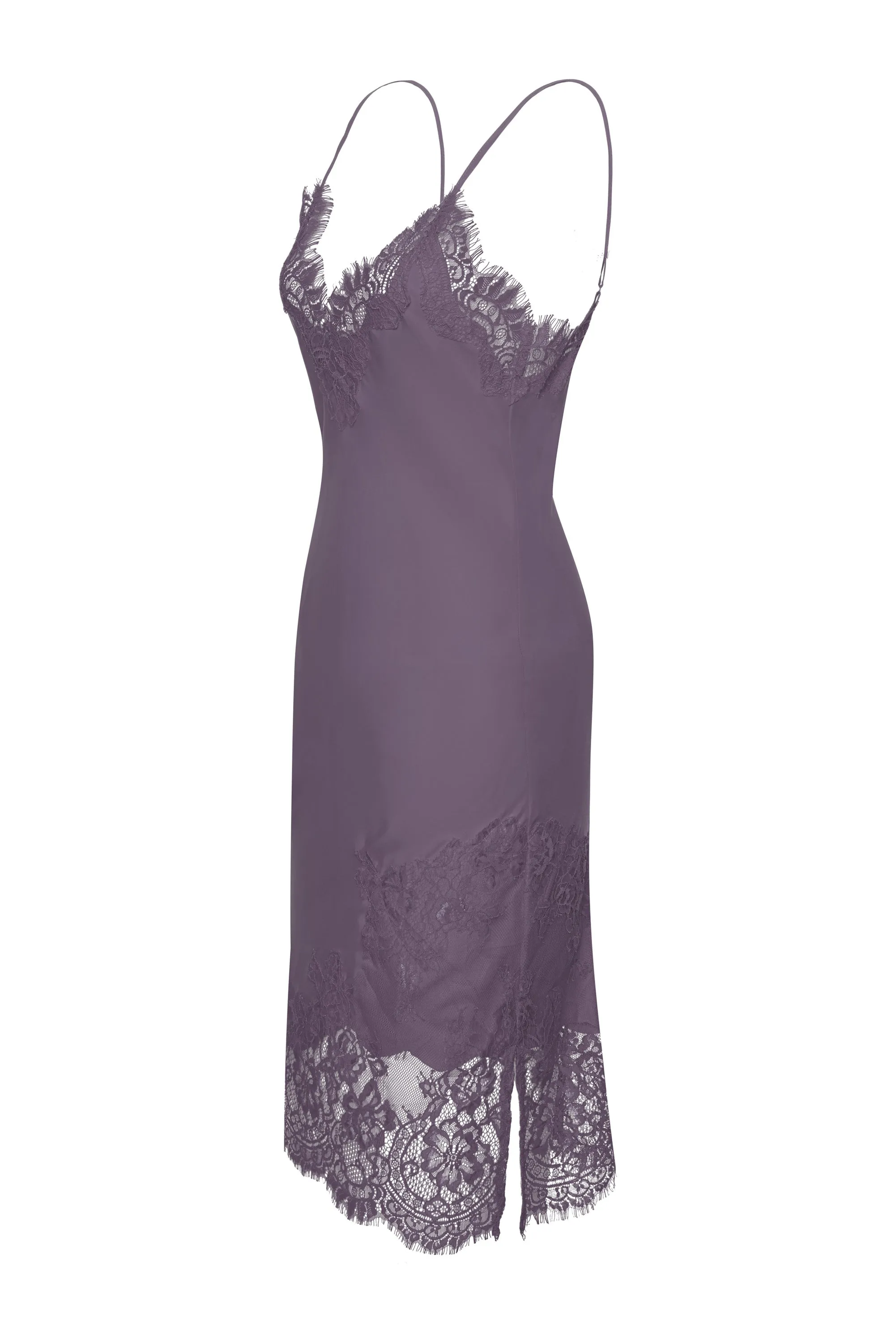 Grace Lace Silk Dress