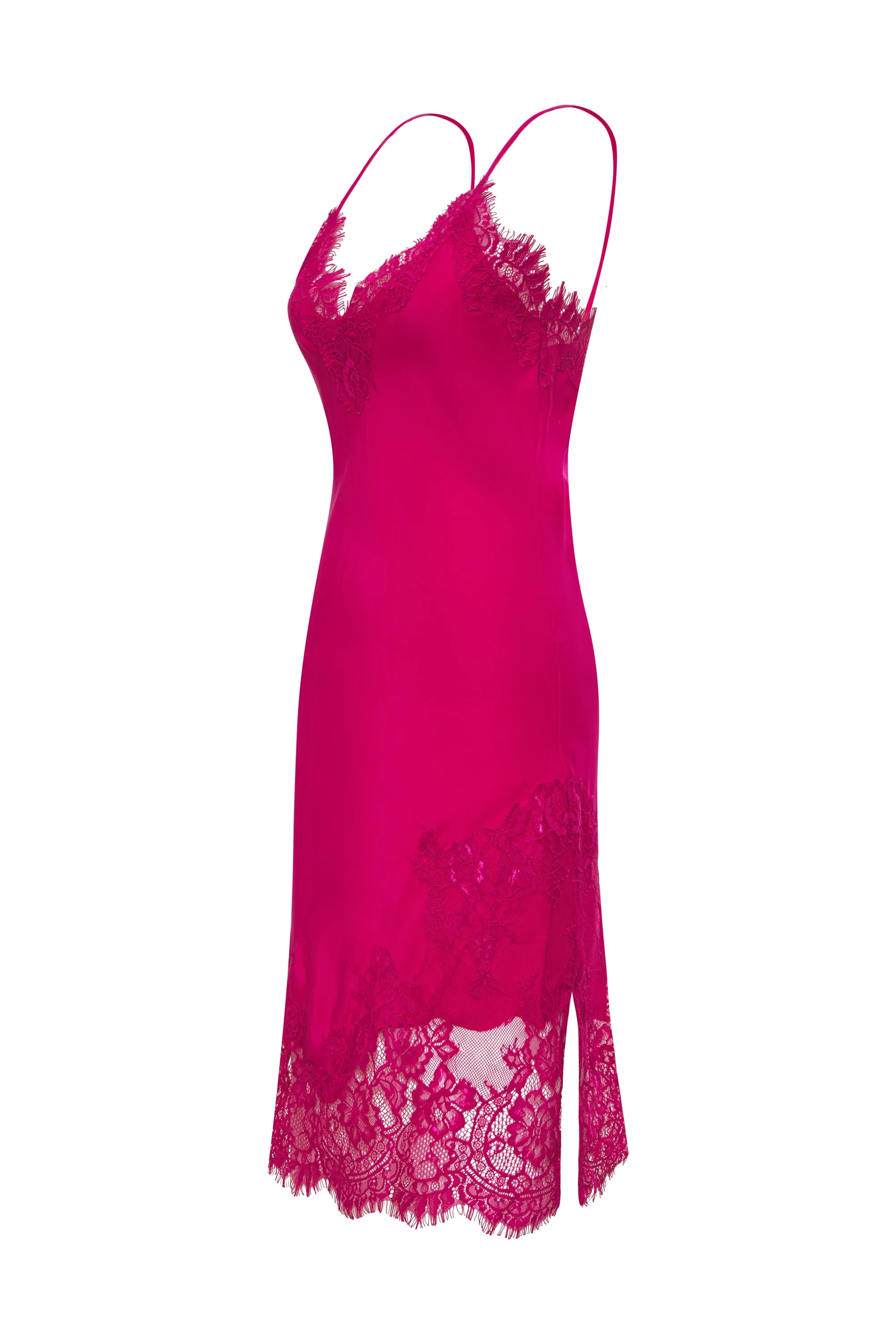 Grace Lace Silk Dress