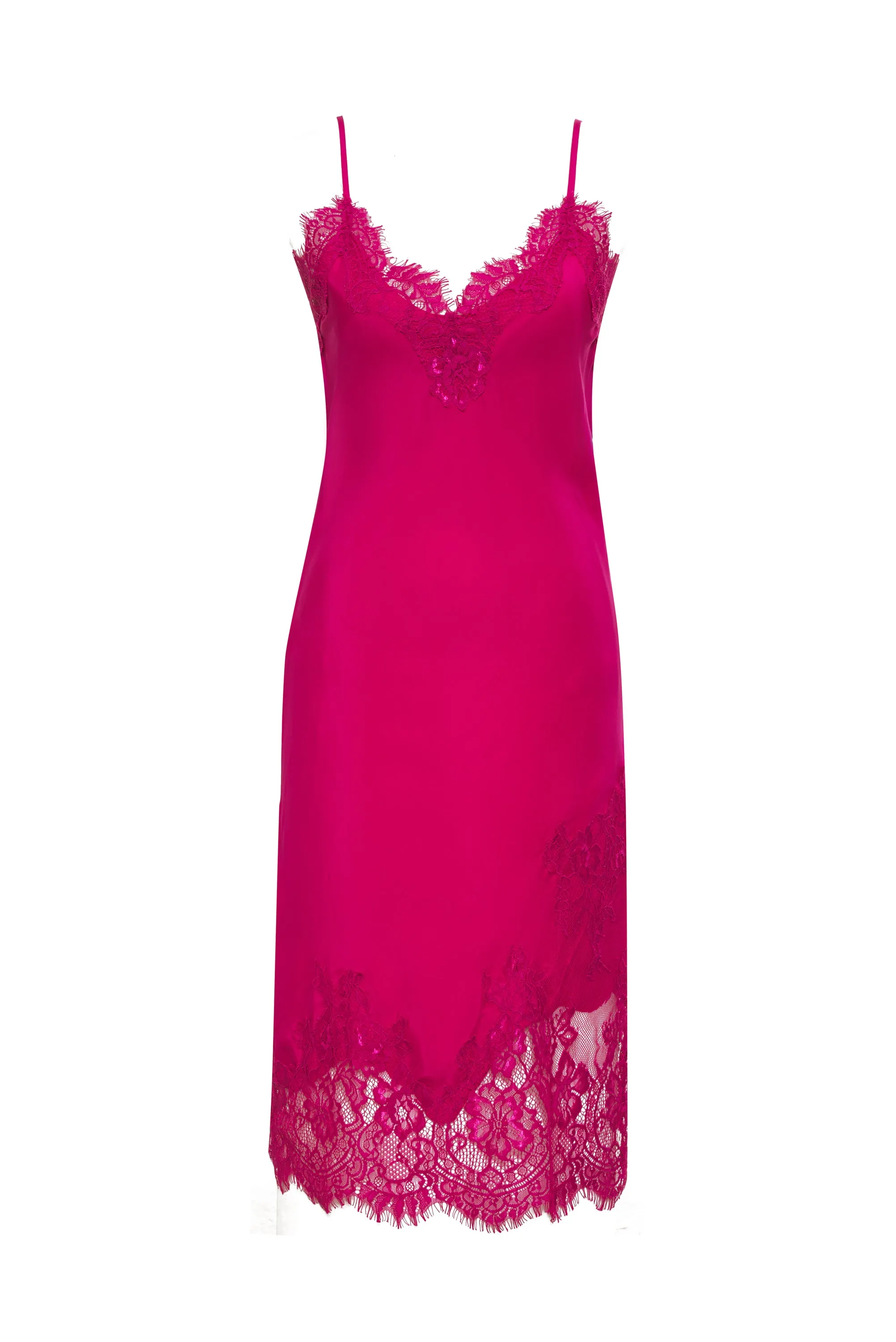 Grace Lace Silk Dress