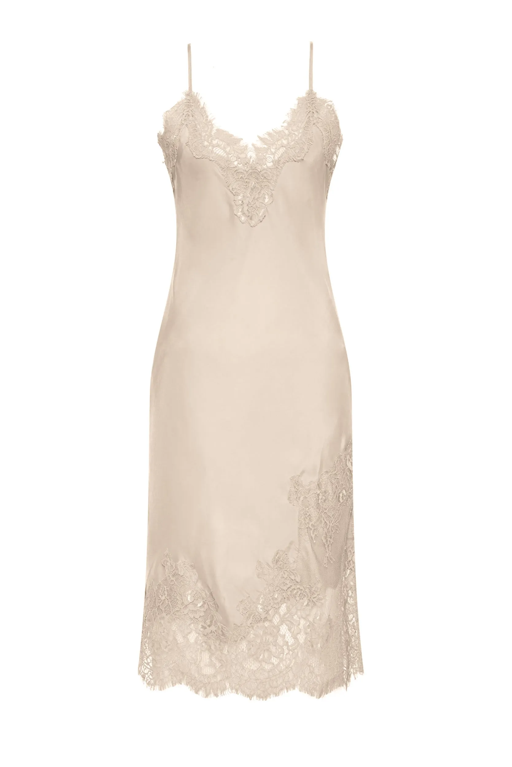 Grace Lace Silk Dress
