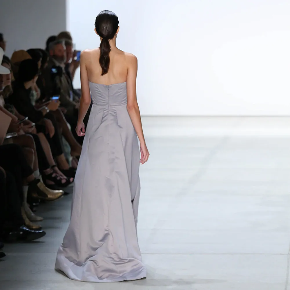 Grey Hi Low Gown