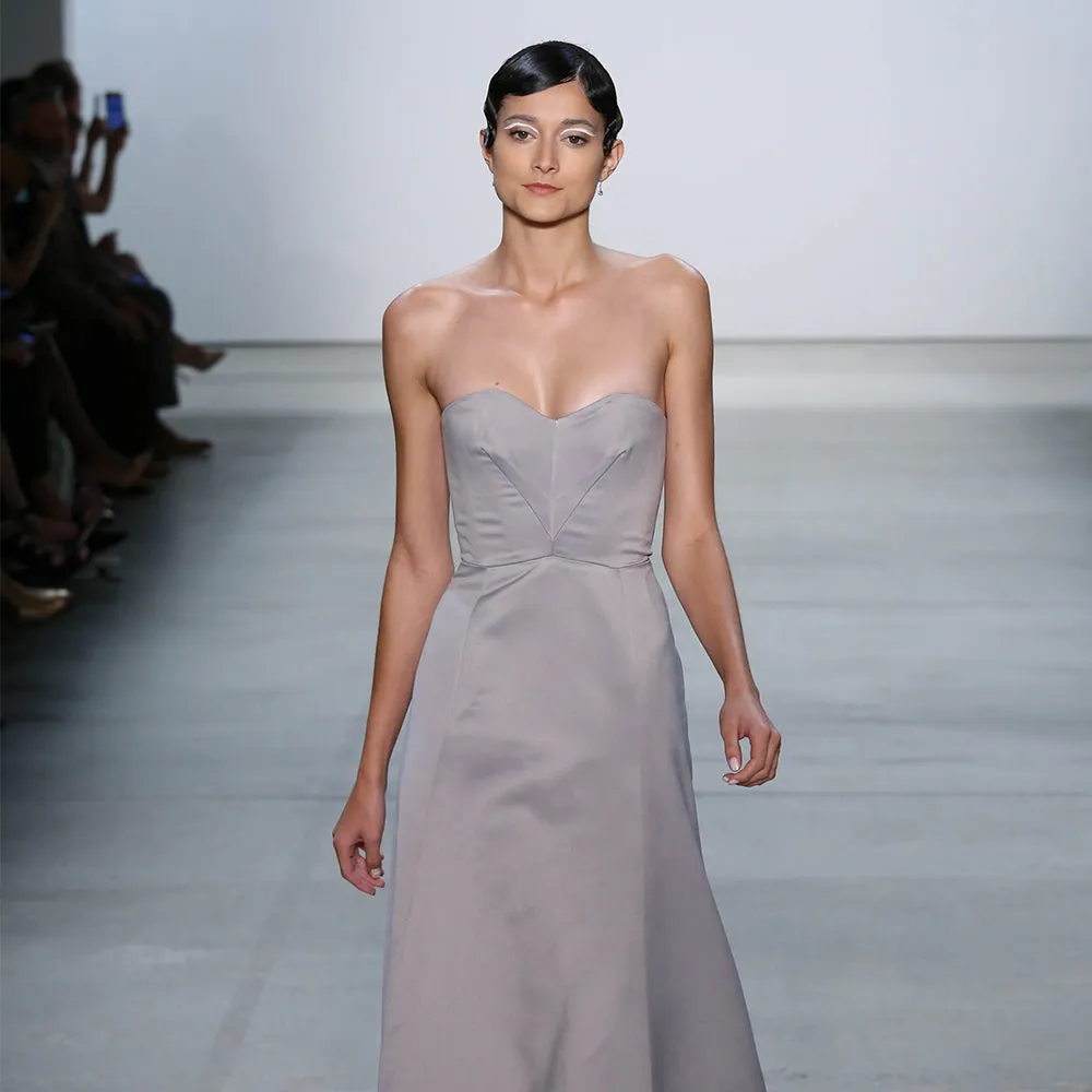 Grey Hi Low Gown