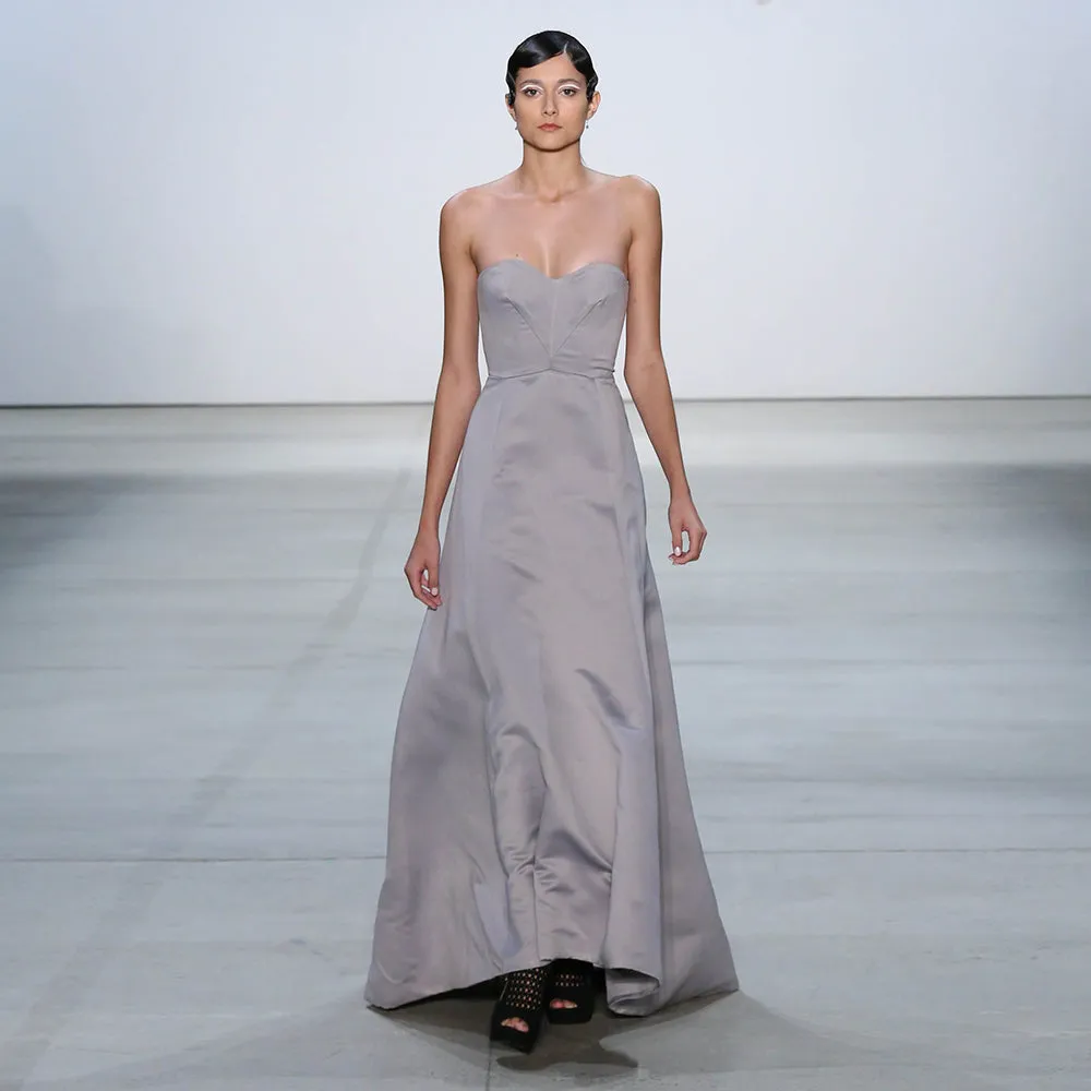 Grey Hi Low Gown