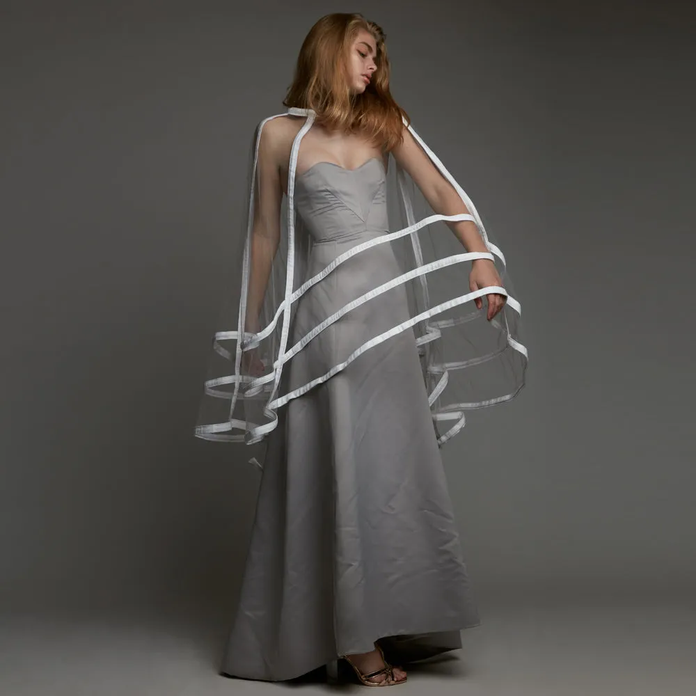 Grey Hi Low Gown