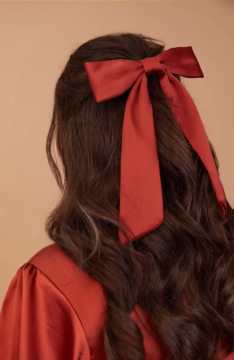 Hair Bow in Satin