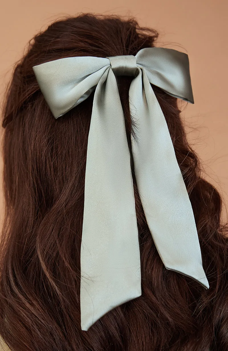 Hair Bow in Satin