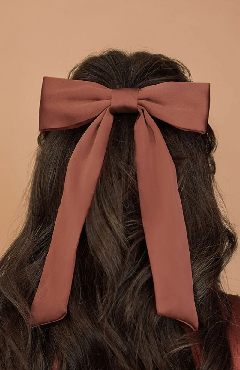 Hair Bow in Satin