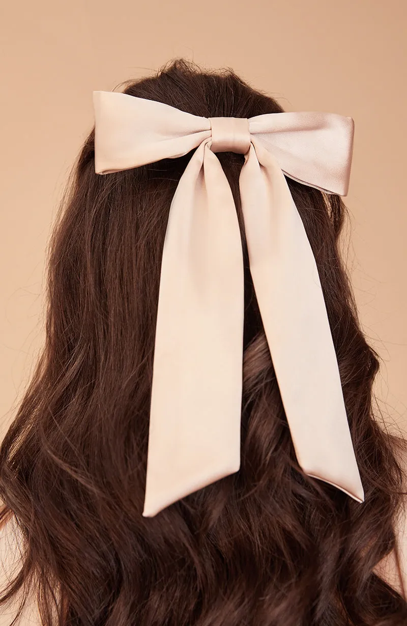 Hair Bow in Satin