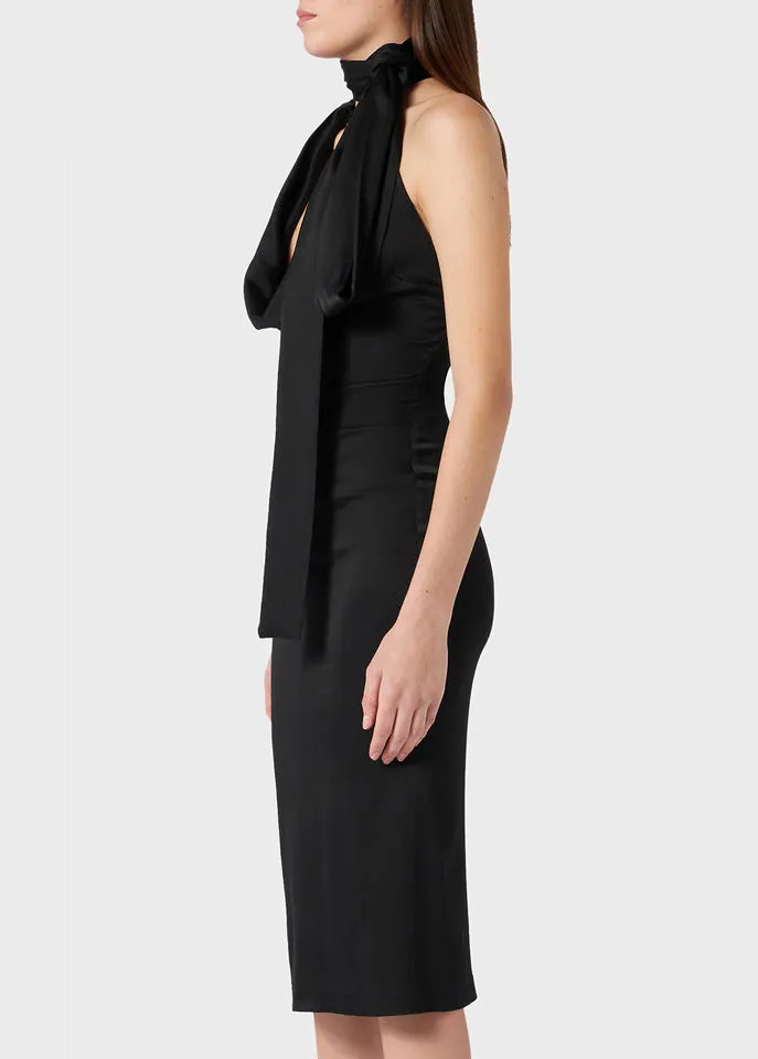 Halter Neck Midi Dress