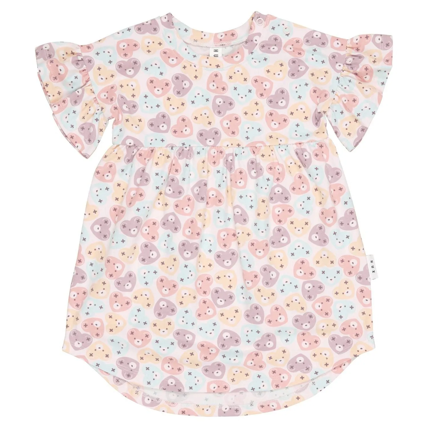 Heart Bear Frill Swirl Dress