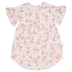 Heart Bear Frill Swirl Dress