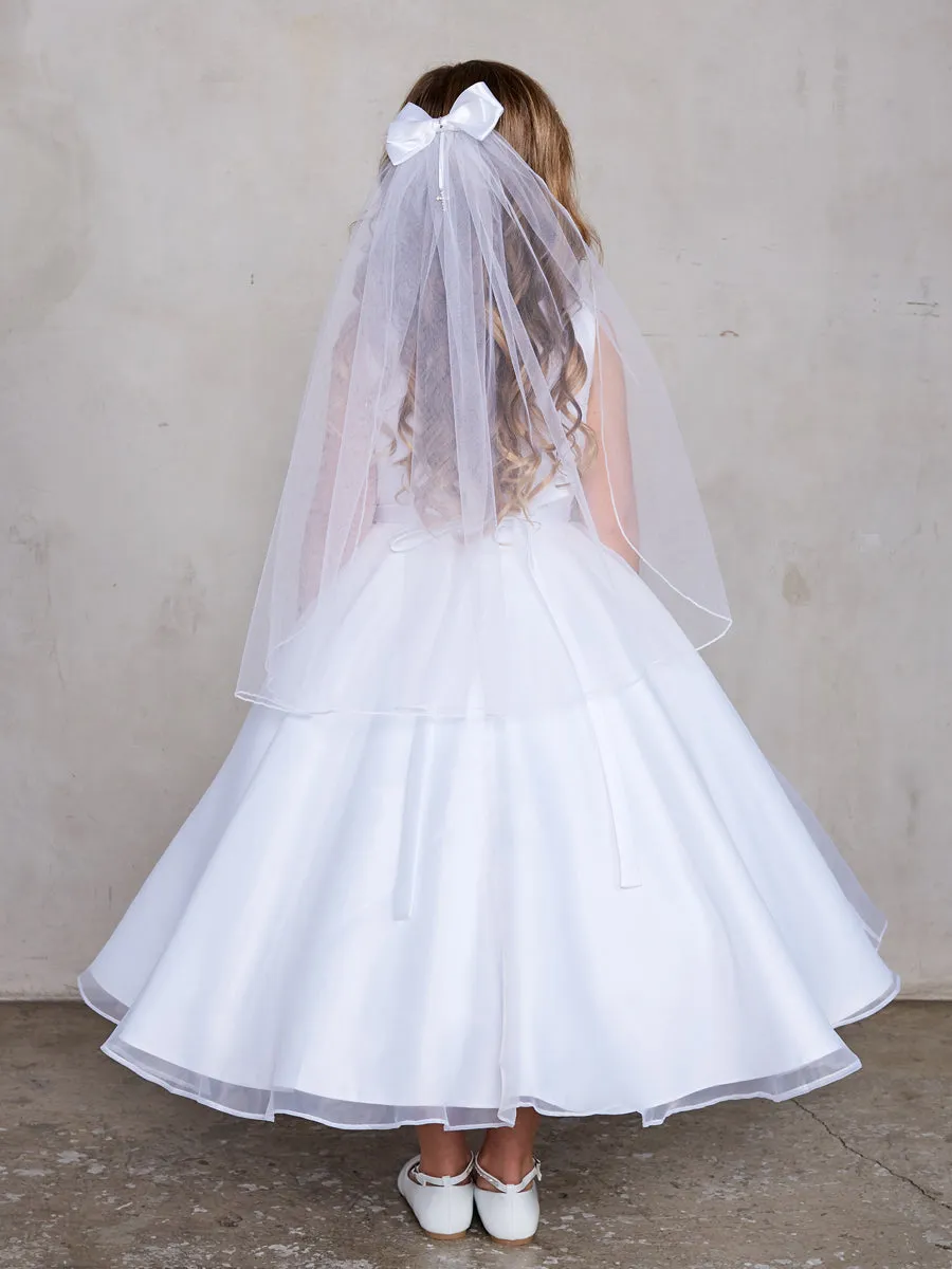 Illusion Lace Organza Dress 5813
