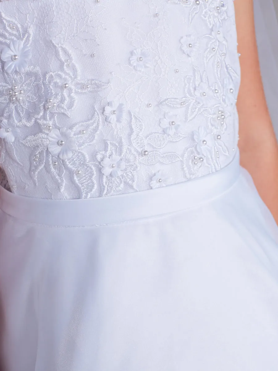 Illusion Lace Organza Dress 5813