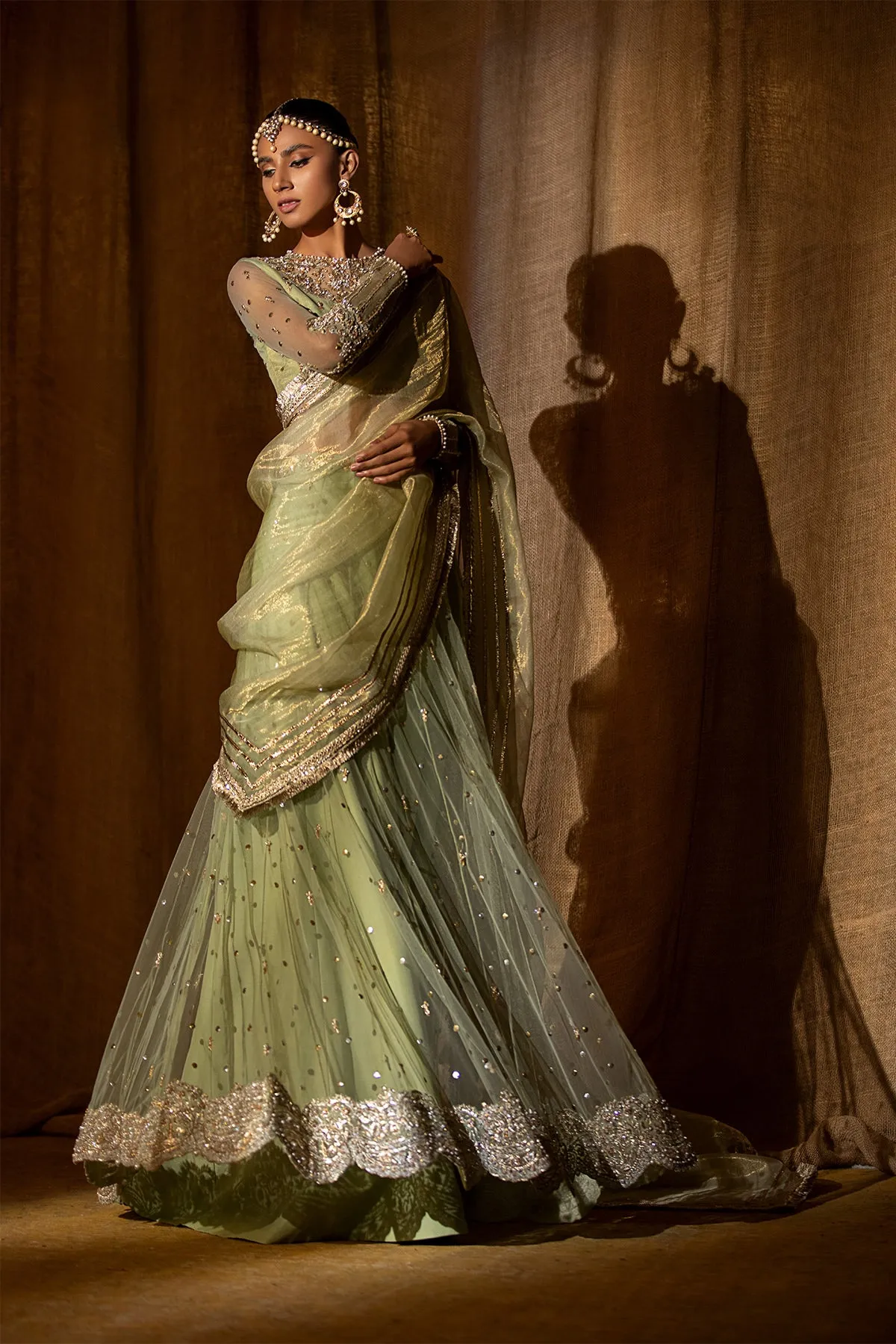 Indian Wedding Lehenga with Choli and Dupatta Dress