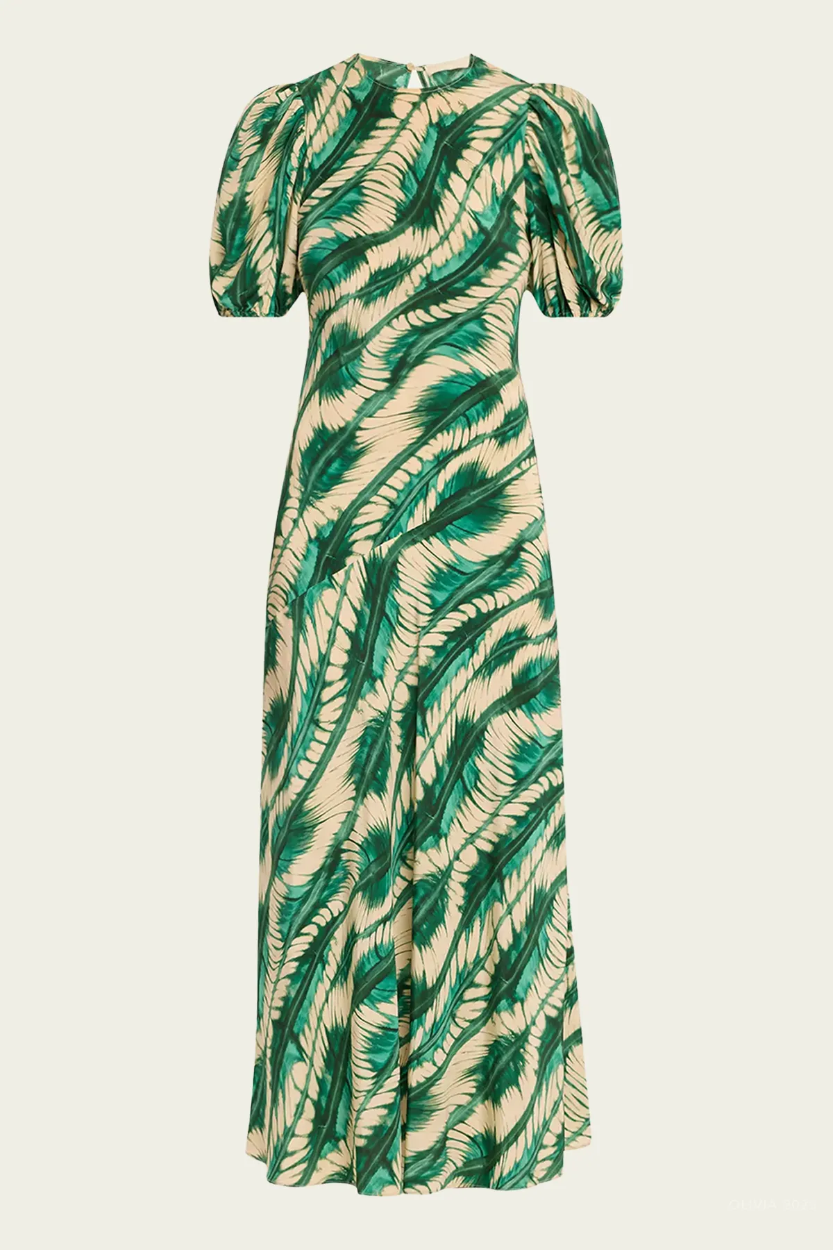 Ines Midi Dress in Acacia