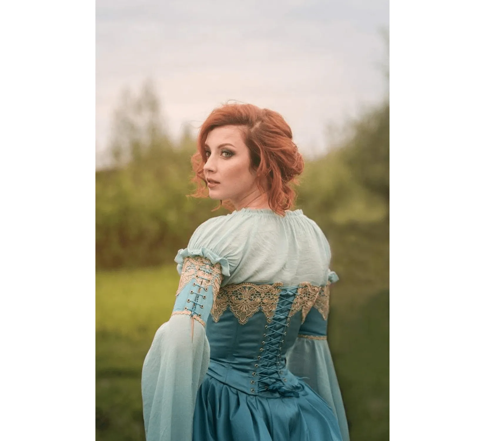 Italian blue renaissance costume