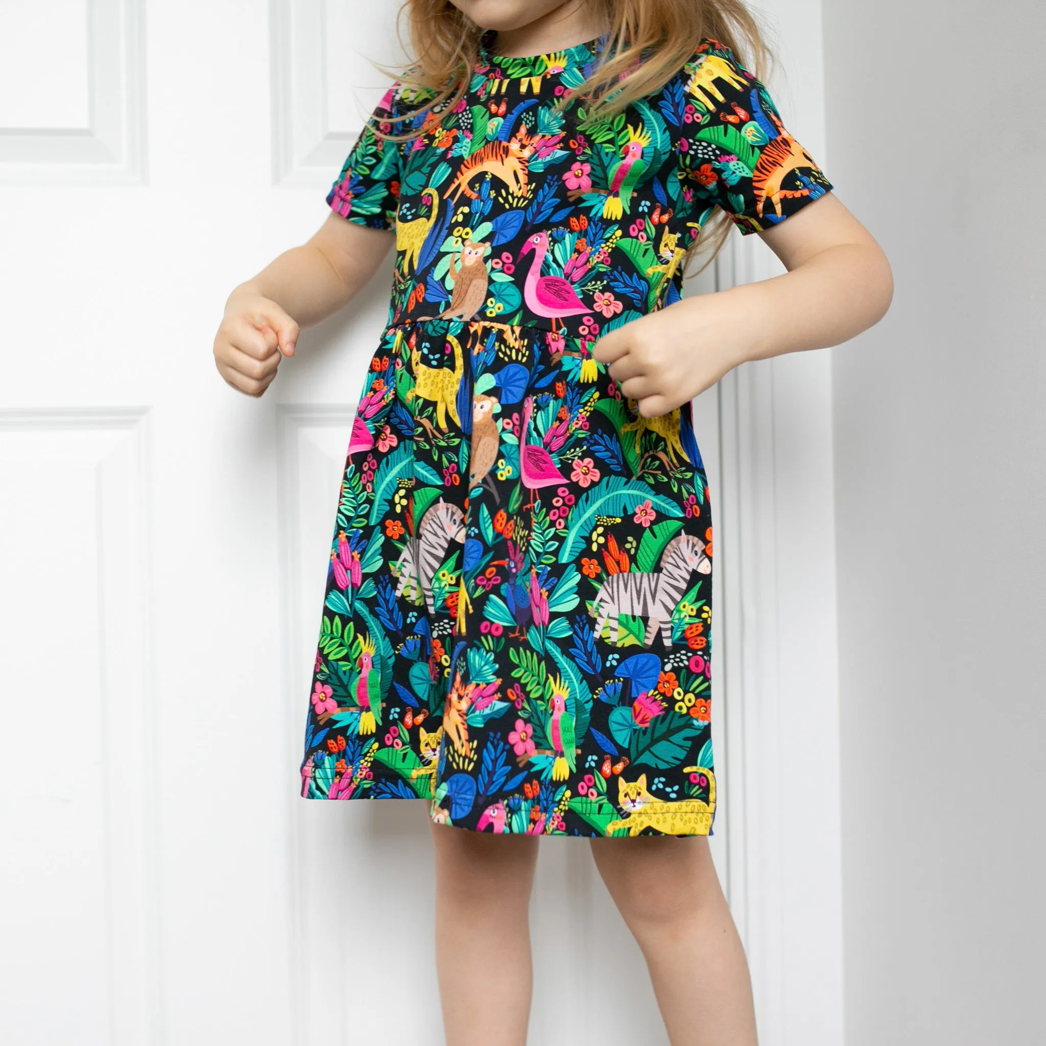 Jazzy Jungle print Dress