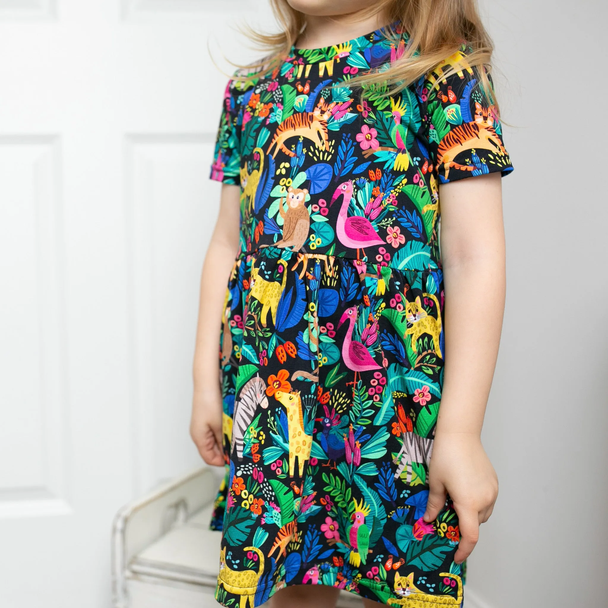 Jazzy Jungle print Dress