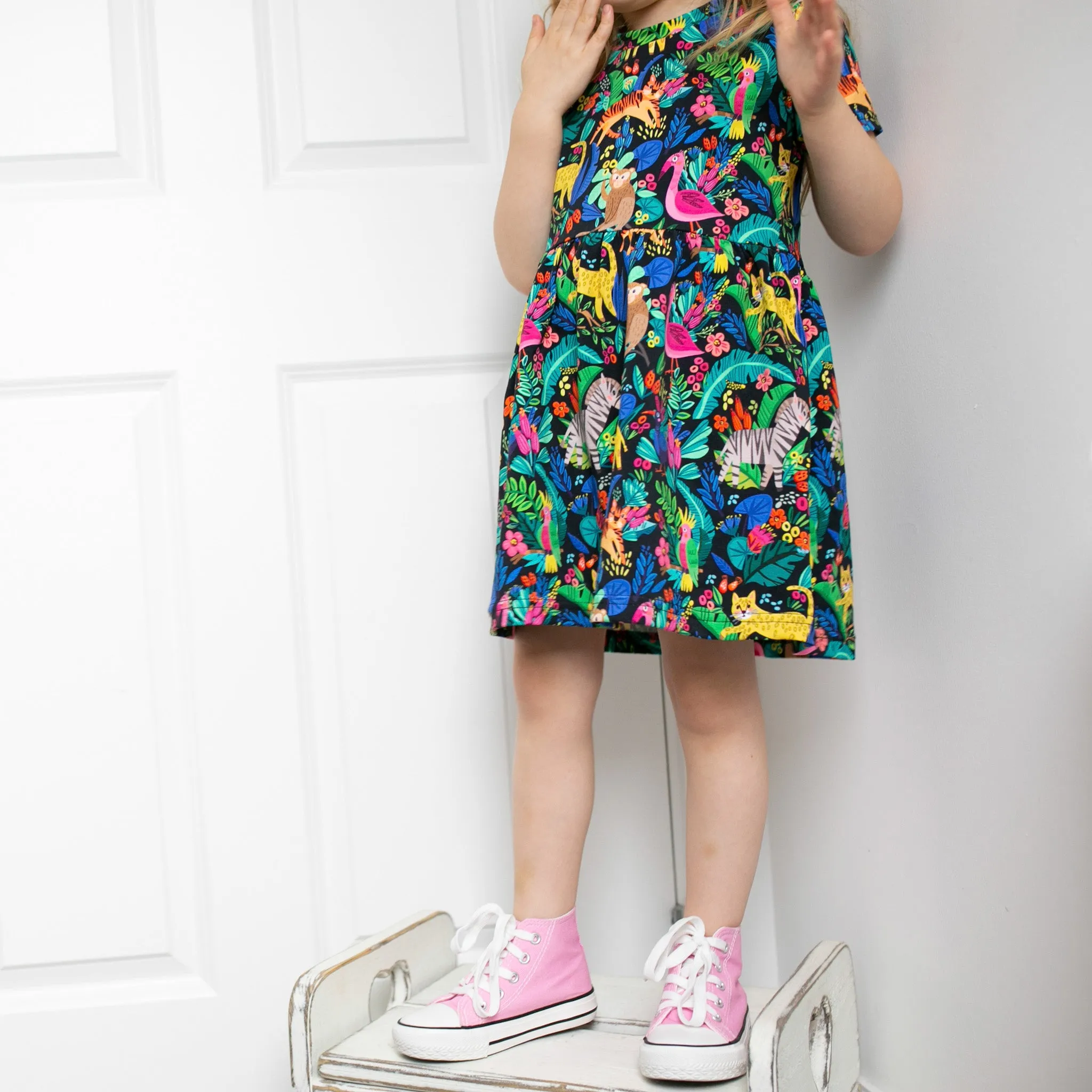 Jazzy Jungle print Dress