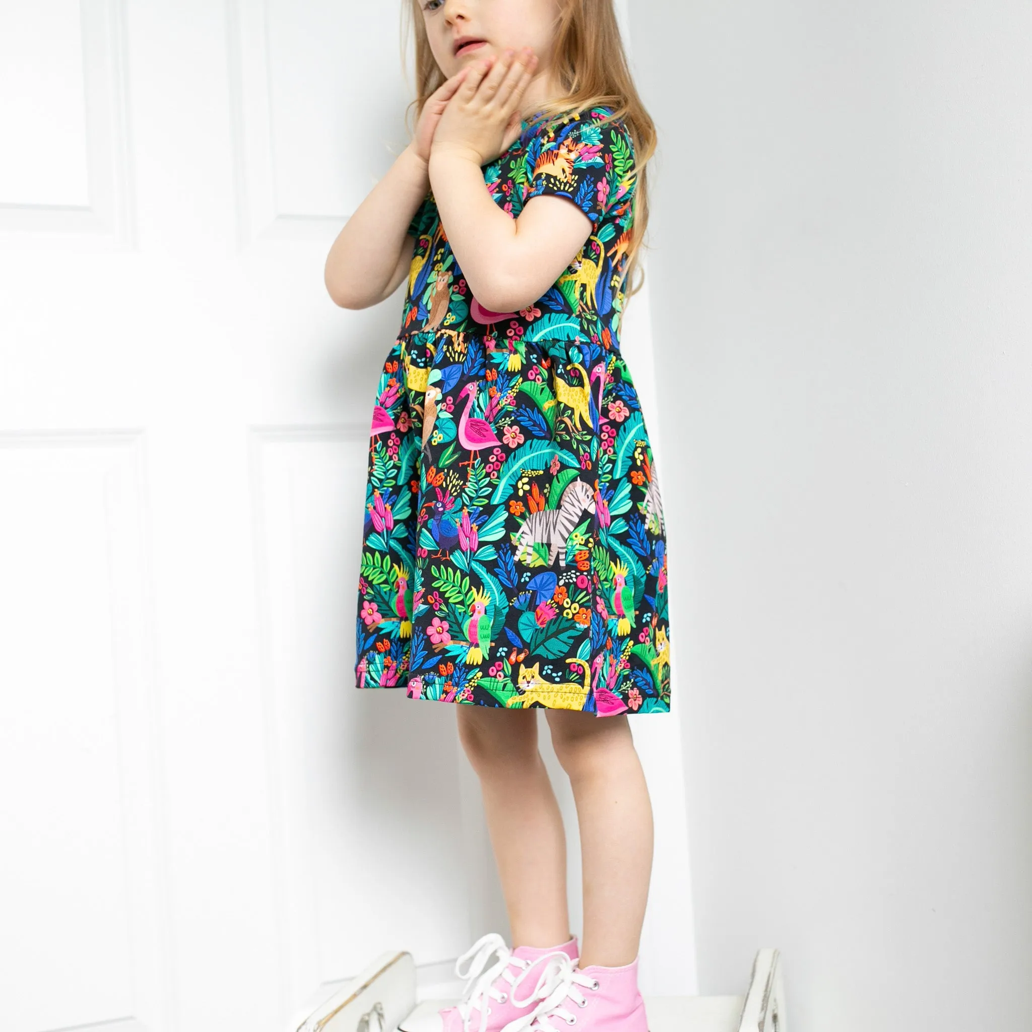 Jazzy Jungle print Dress