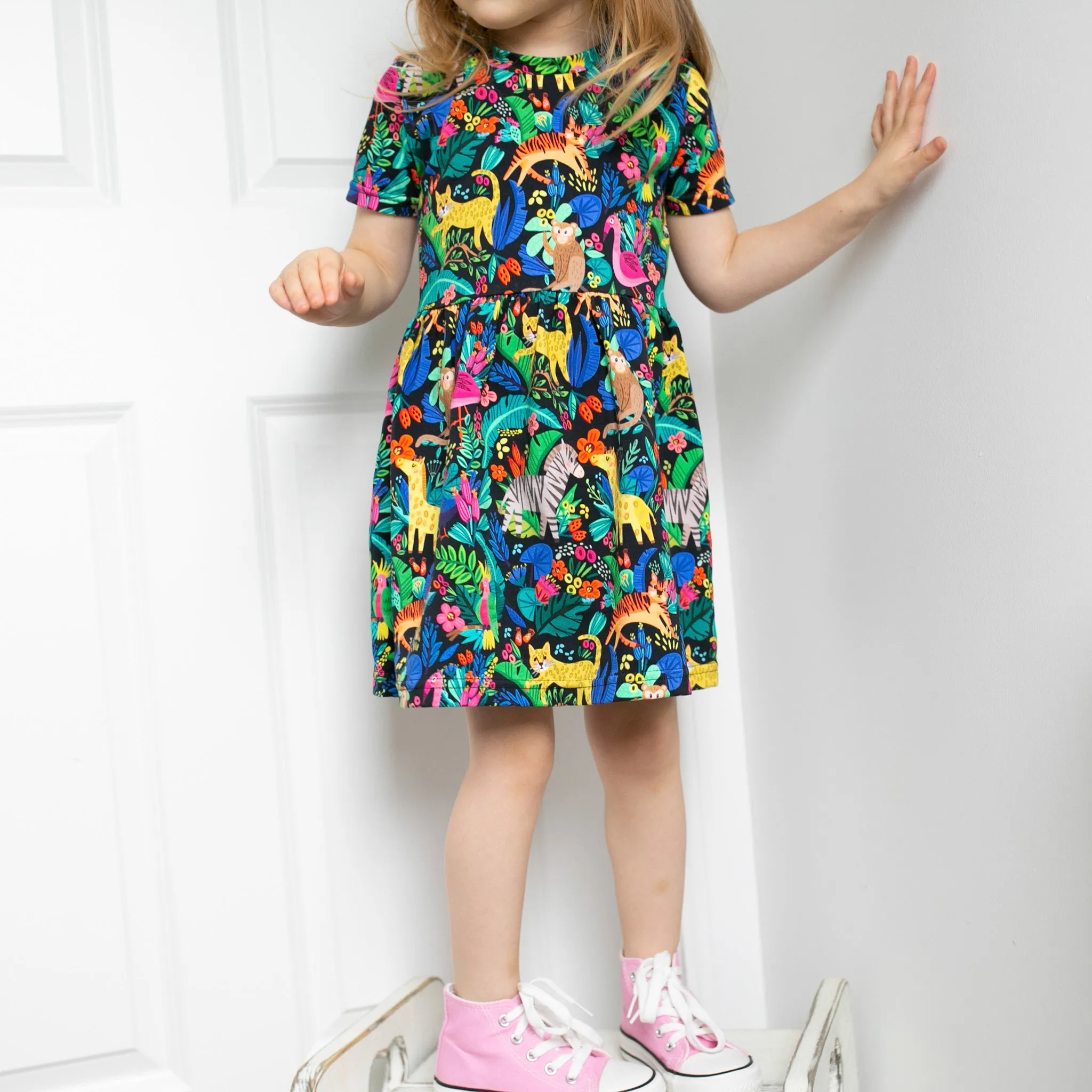 Jazzy Jungle print Dress