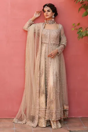 Kalidar Pishwas Silk Lehenga for Pakistani Wedding Dresses