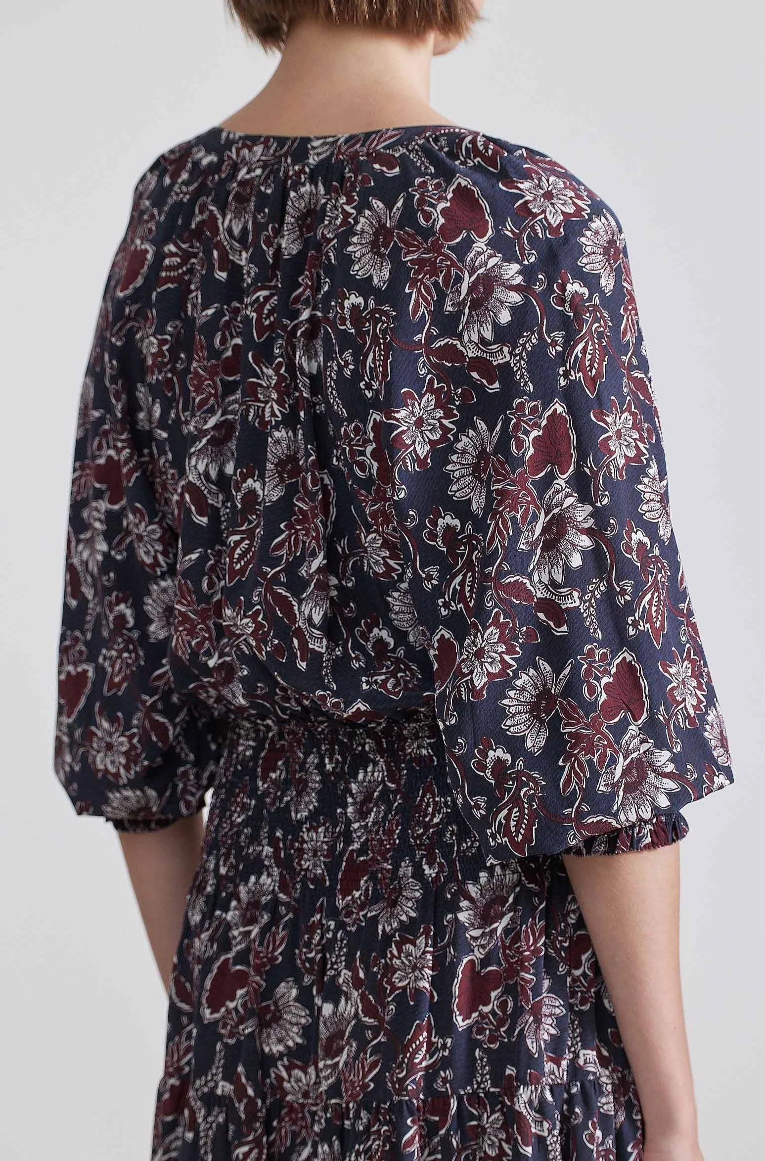 La Ventura Maxi Dress, Dutch Floral Dark