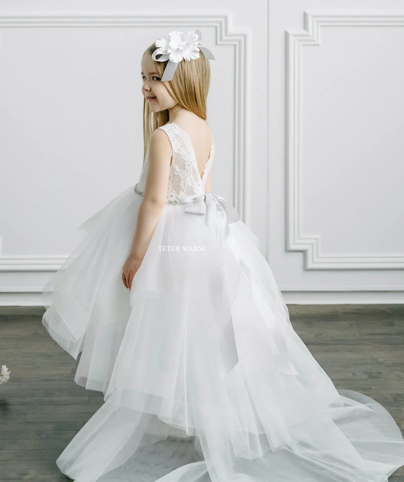 Lace Horsehair Dress FS01