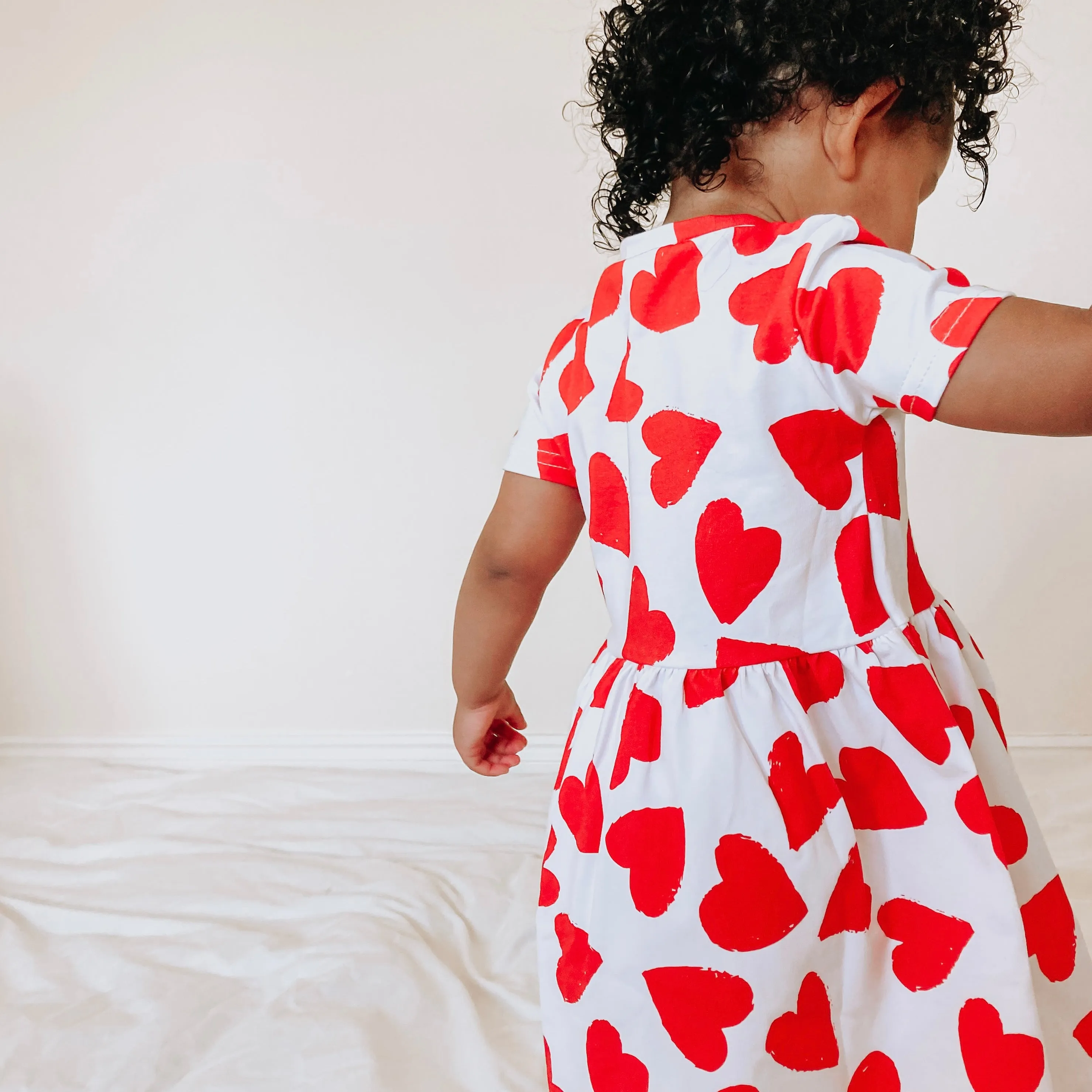 Love heart print Dress