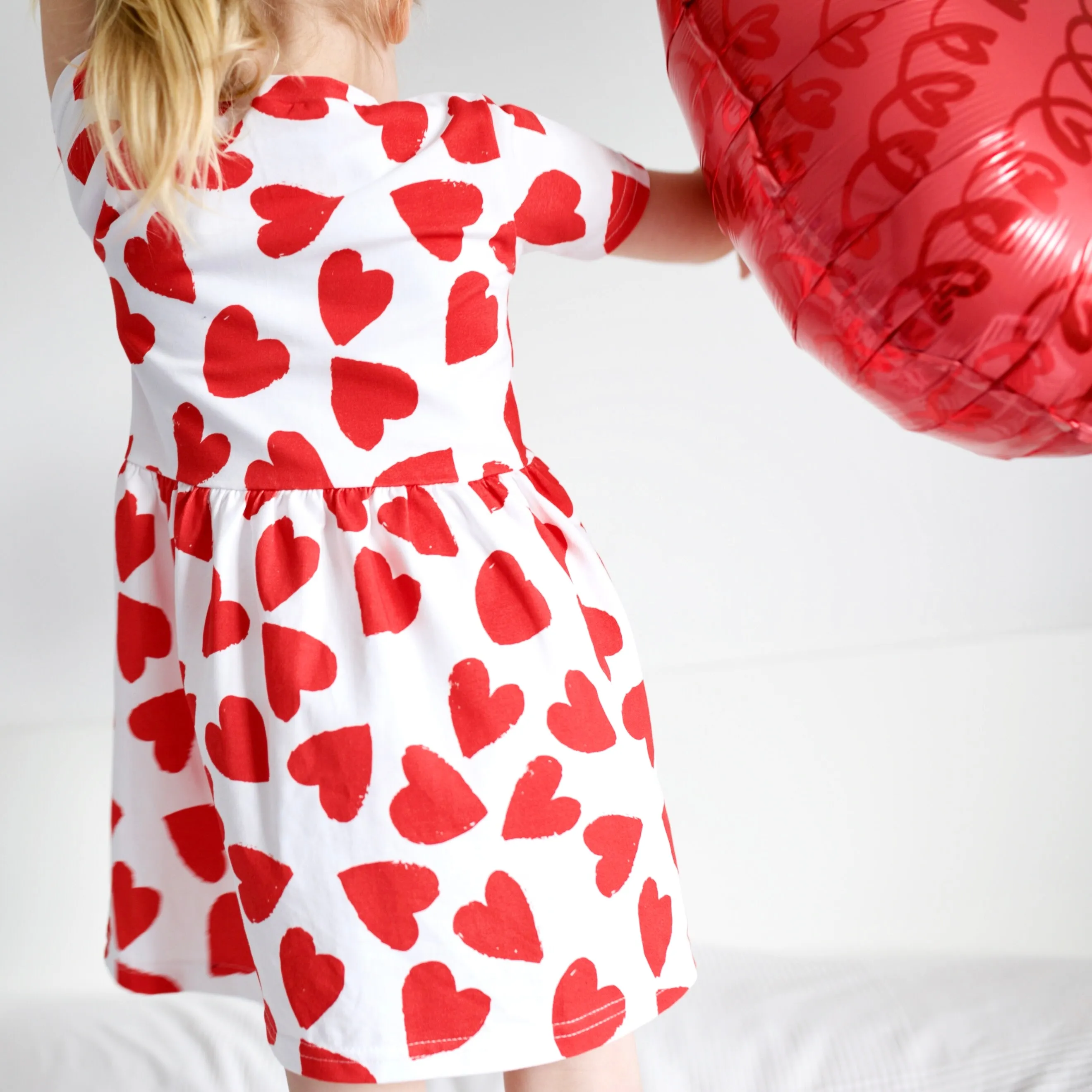 Love heart print Dress