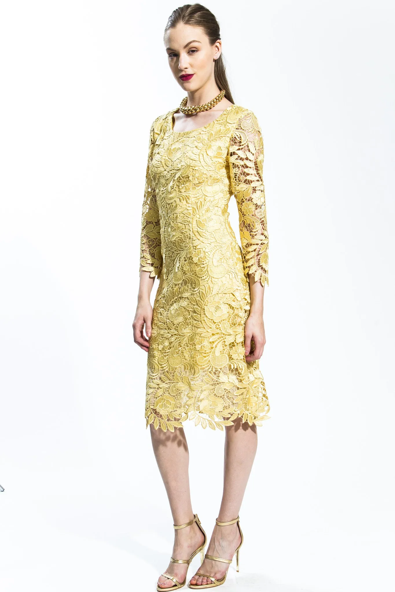 Made in NYC: Sharon Lace Dress Style 136