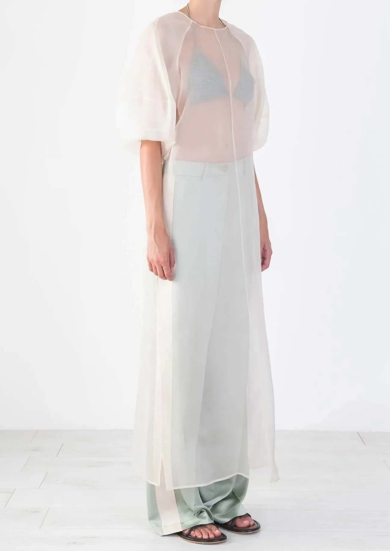 Manica Organza Dress, Rice