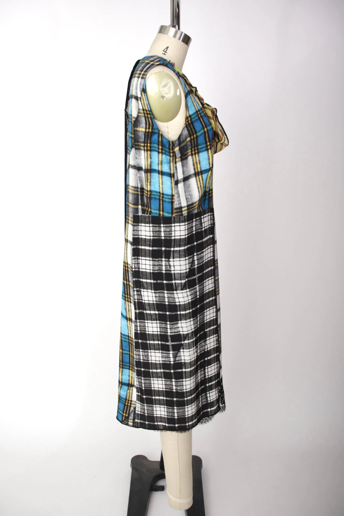 Marc Jacobs Chiffon Tartan Dress