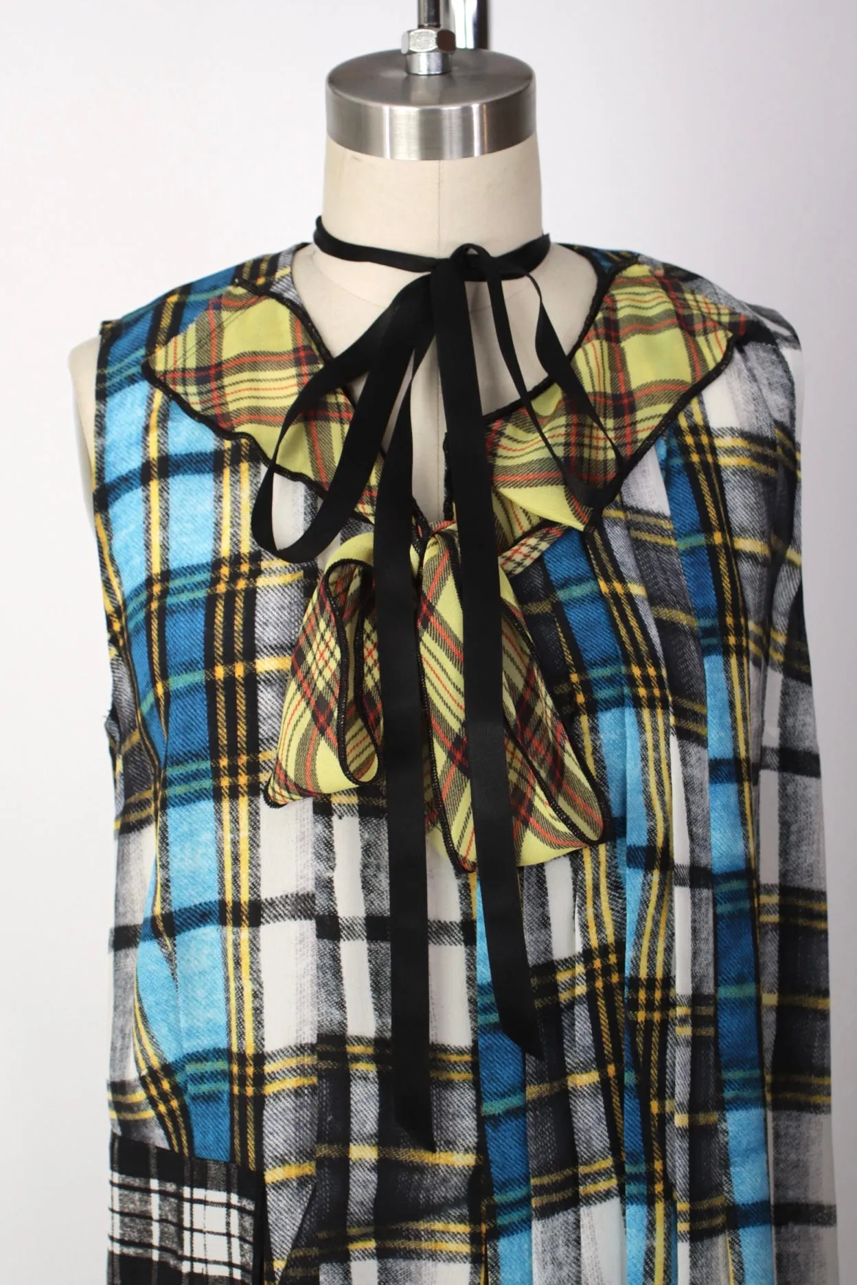 Marc Jacobs Chiffon Tartan Dress