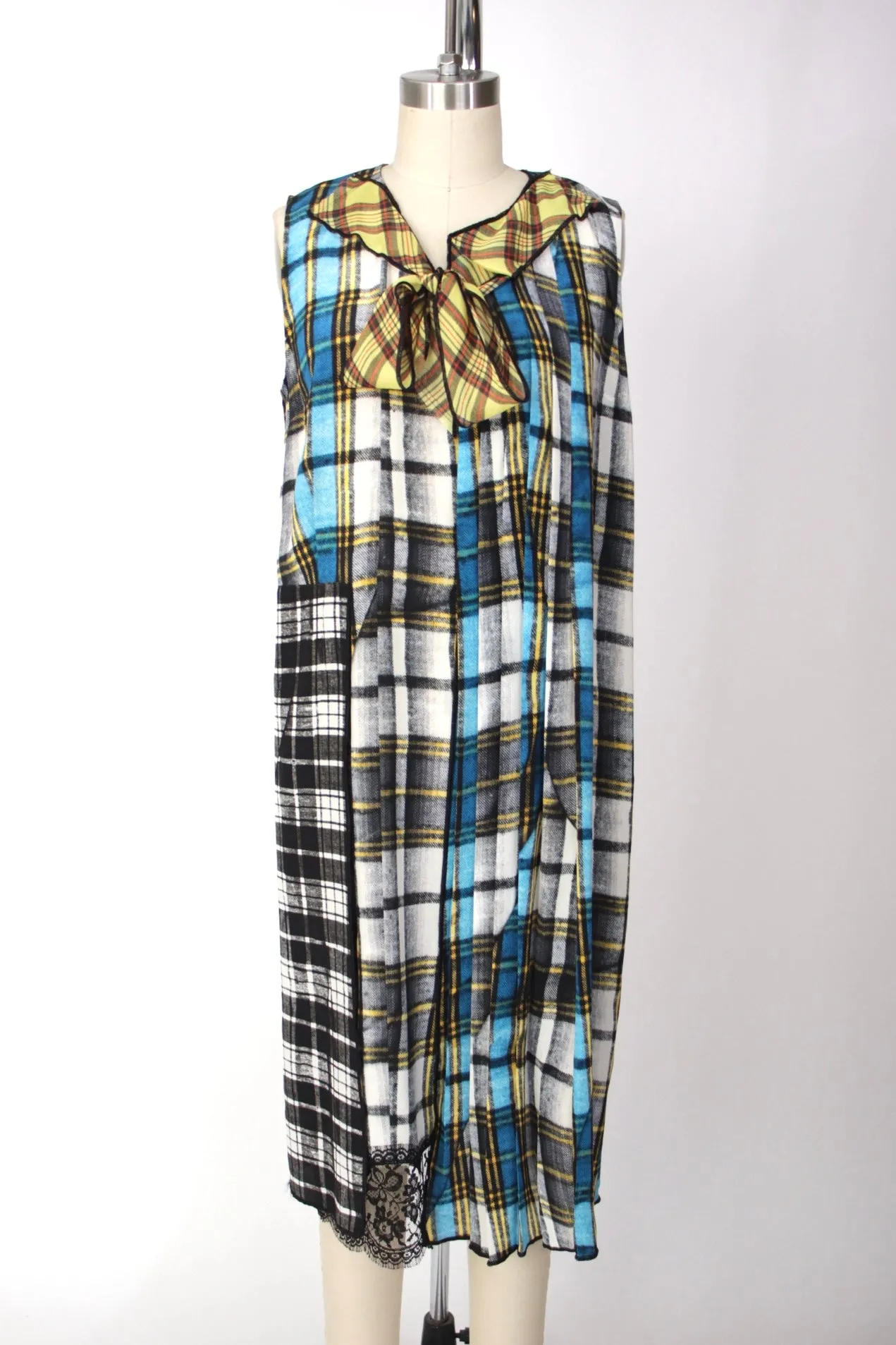 Marc Jacobs Chiffon Tartan Dress
