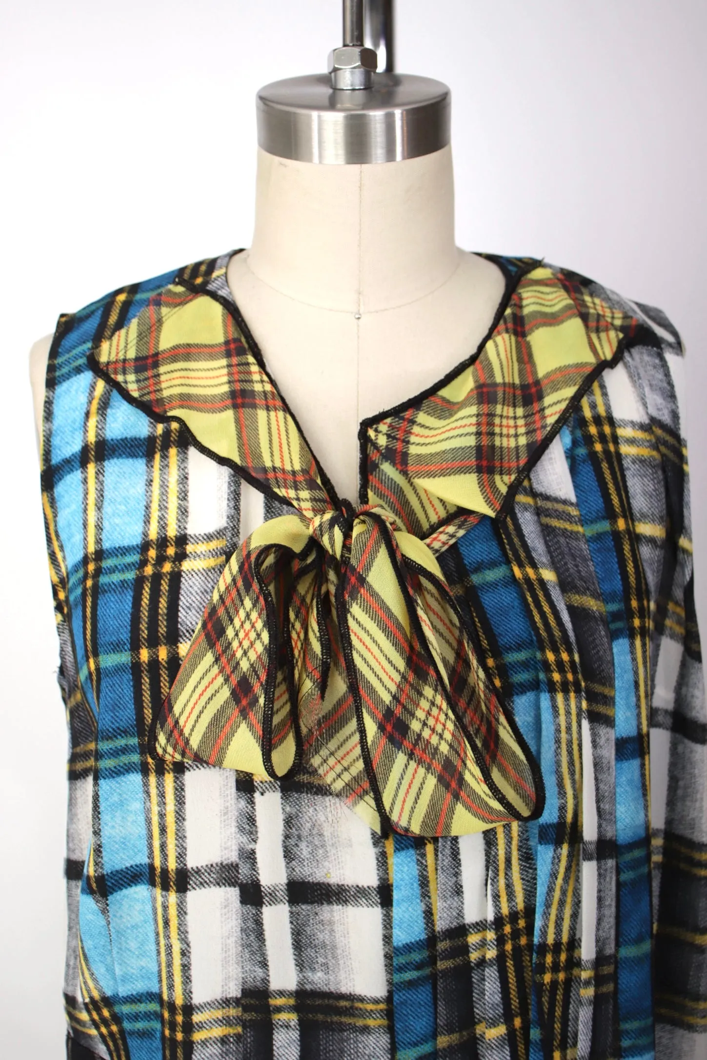 Marc Jacobs Chiffon Tartan Dress