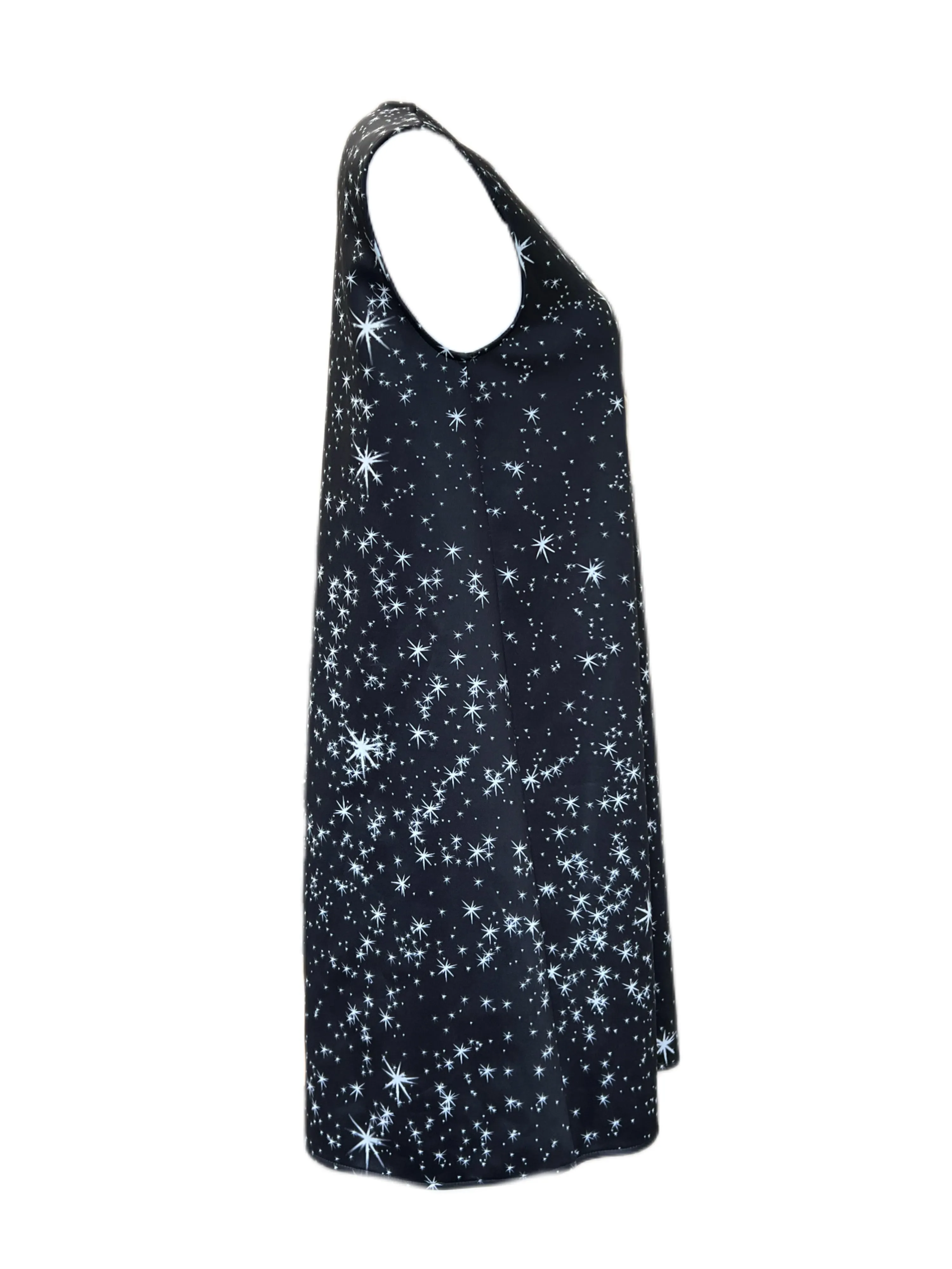 Max Mara Women's Nero Curvone Sleeveless Jersey Dress Size M NWT