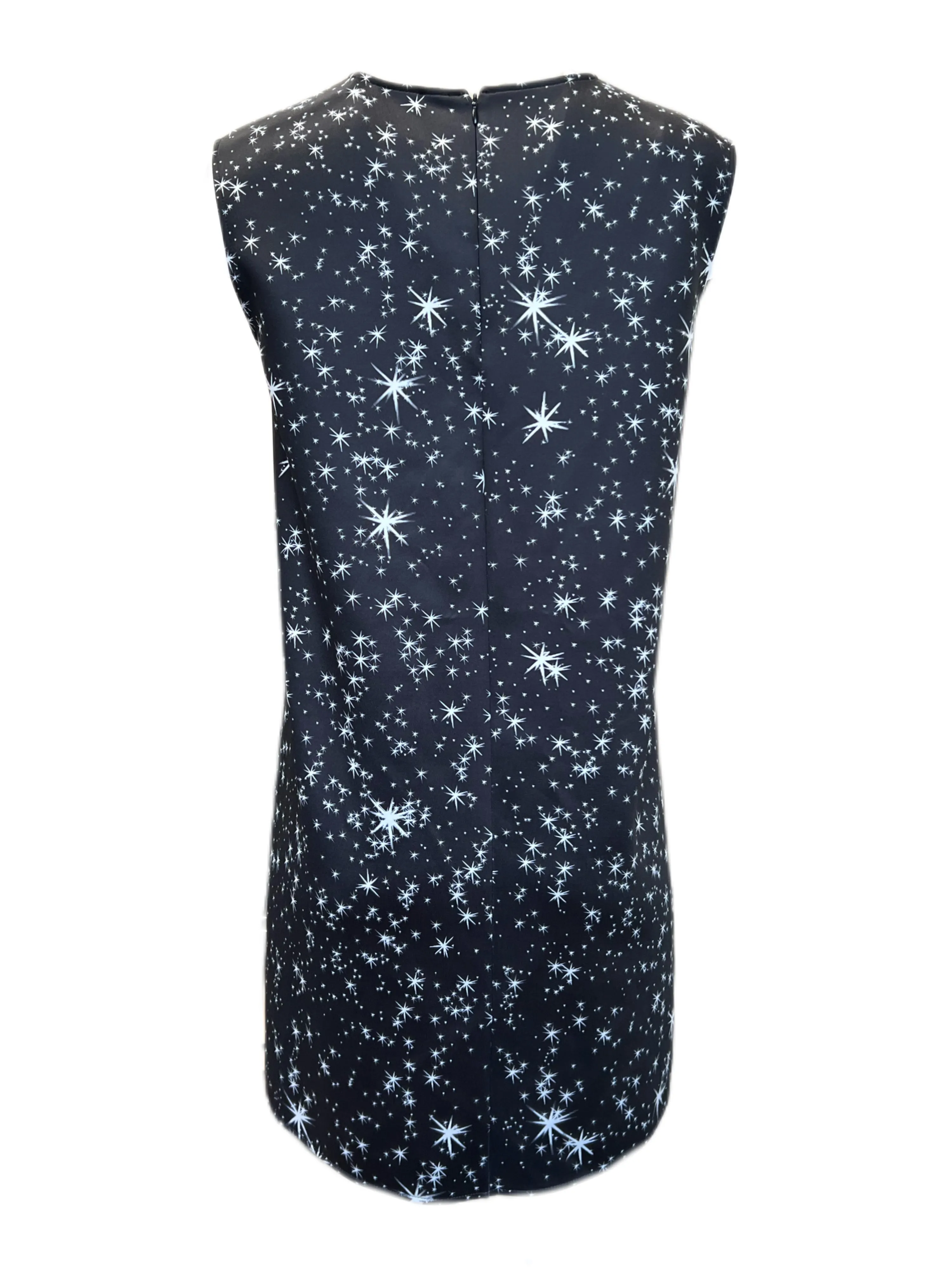 Max Mara Women's Nero Curvone Sleeveless Jersey Dress Size M NWT