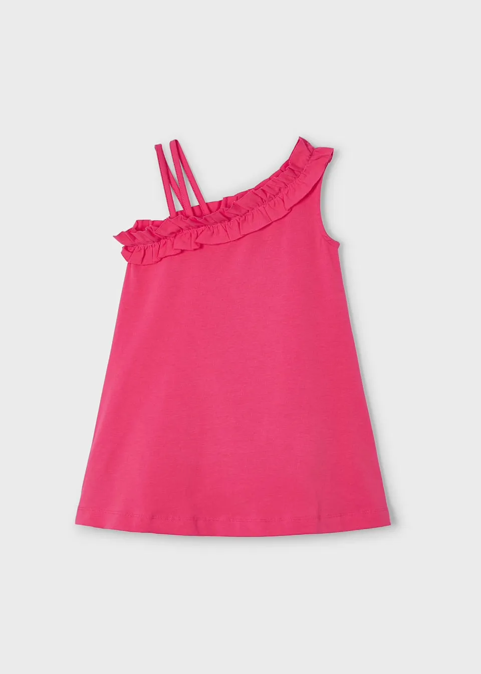 Mayoral Girls Dress 3937 Coral Palm